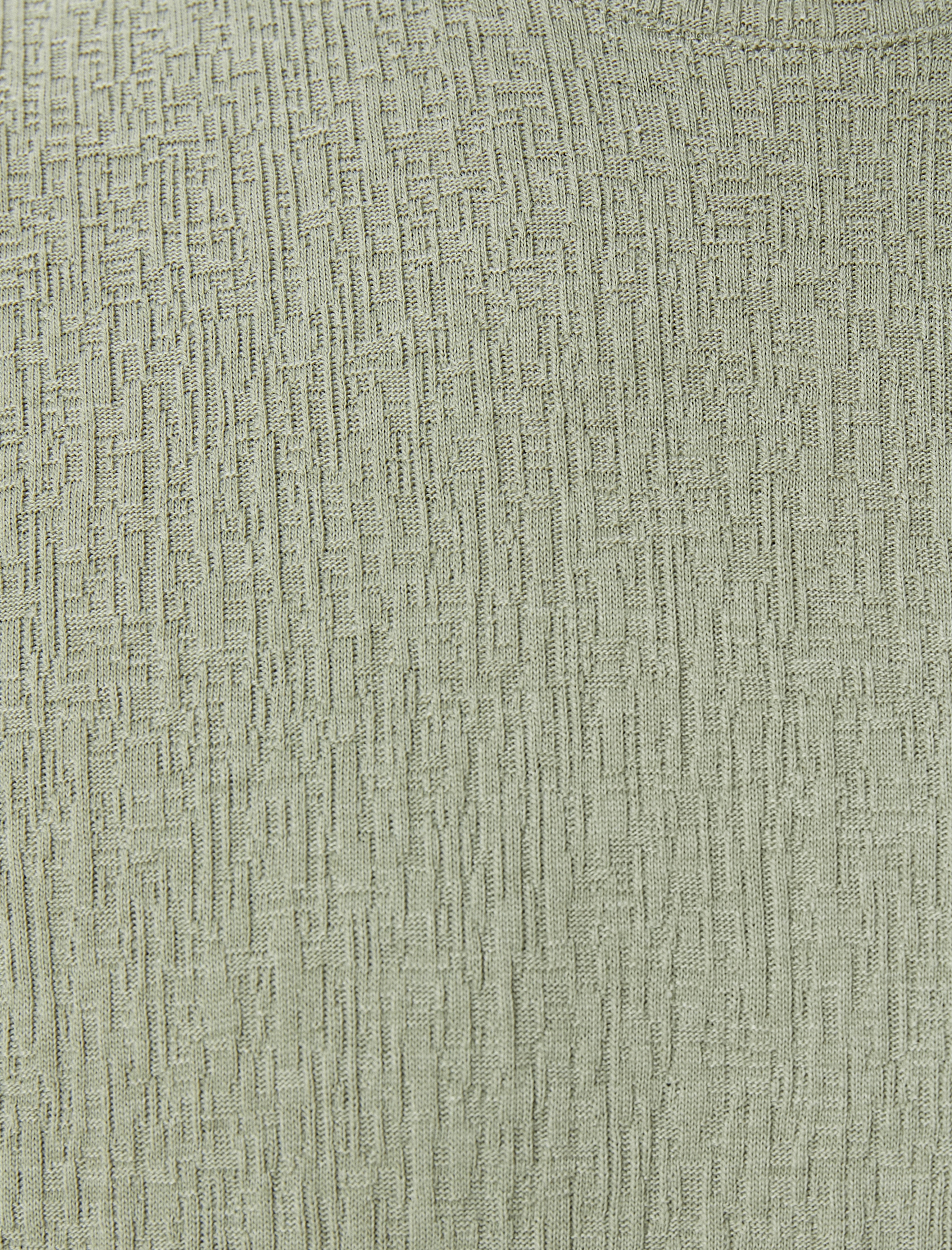   Slim Fit Tişört Bisiklet Yaka Kısa Kollu Dokulu