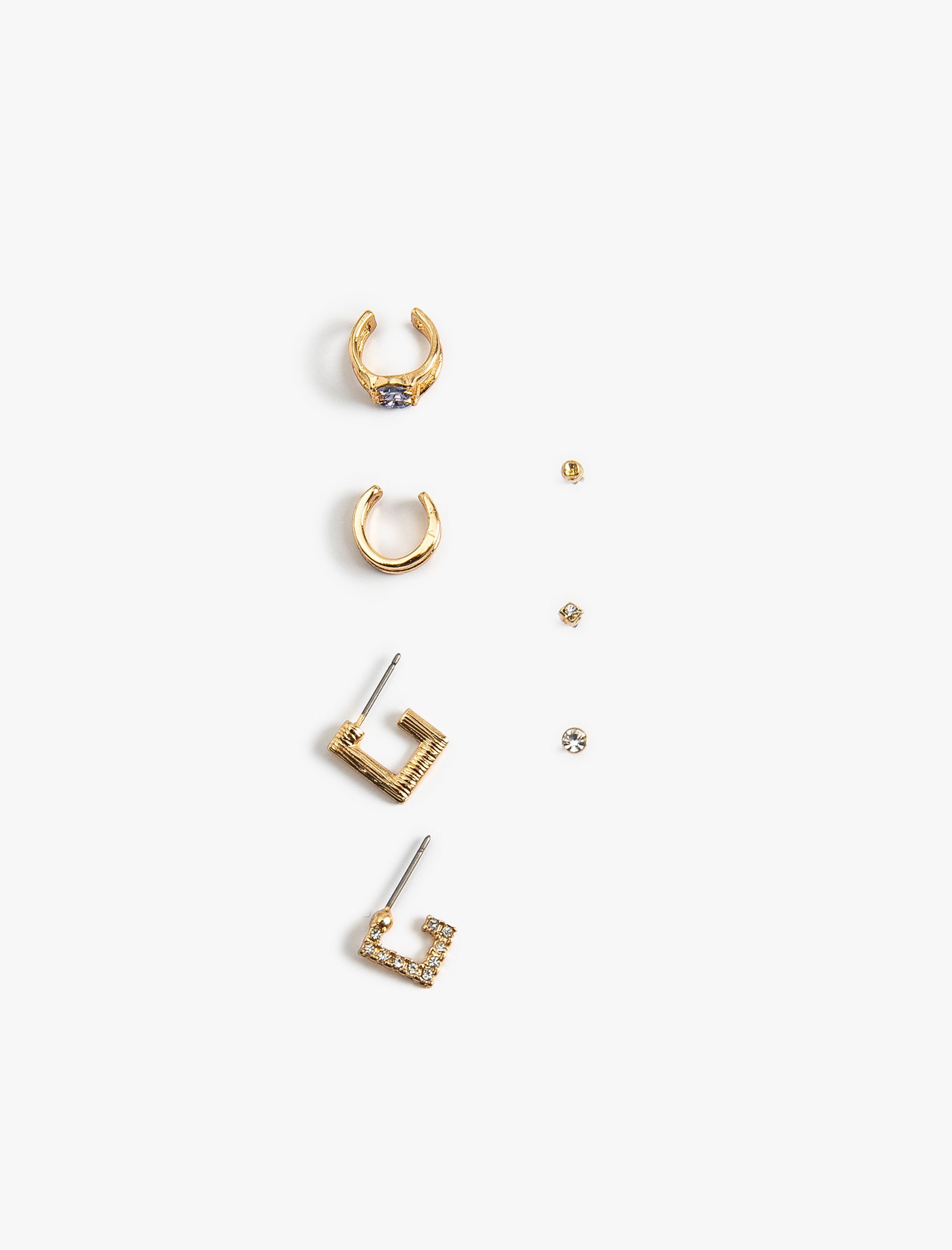  Kadın Kıkırdak Küpe Seti 7'li