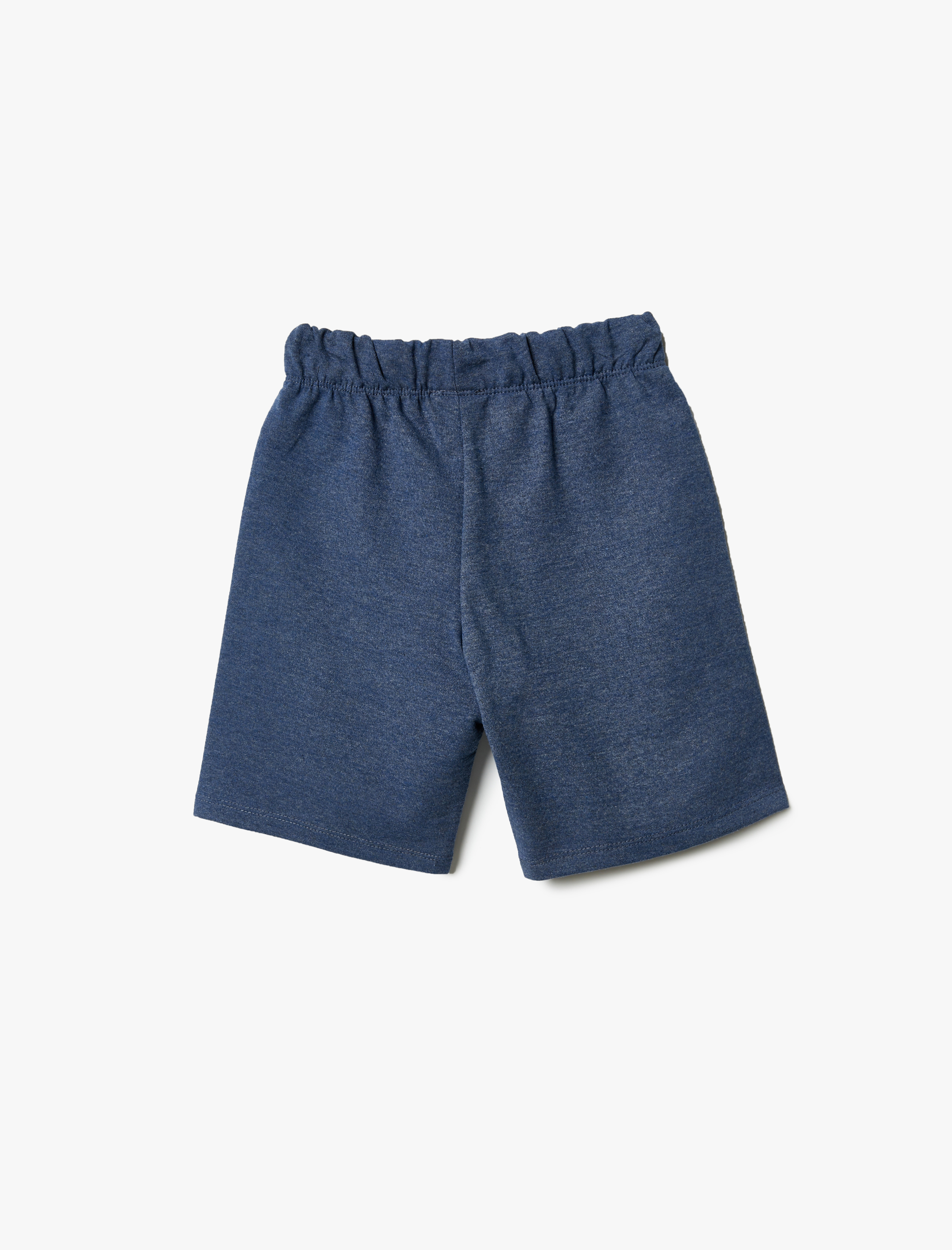  Erkek Çocuk Şort Baskı Detaylı Beli Bağlamalı