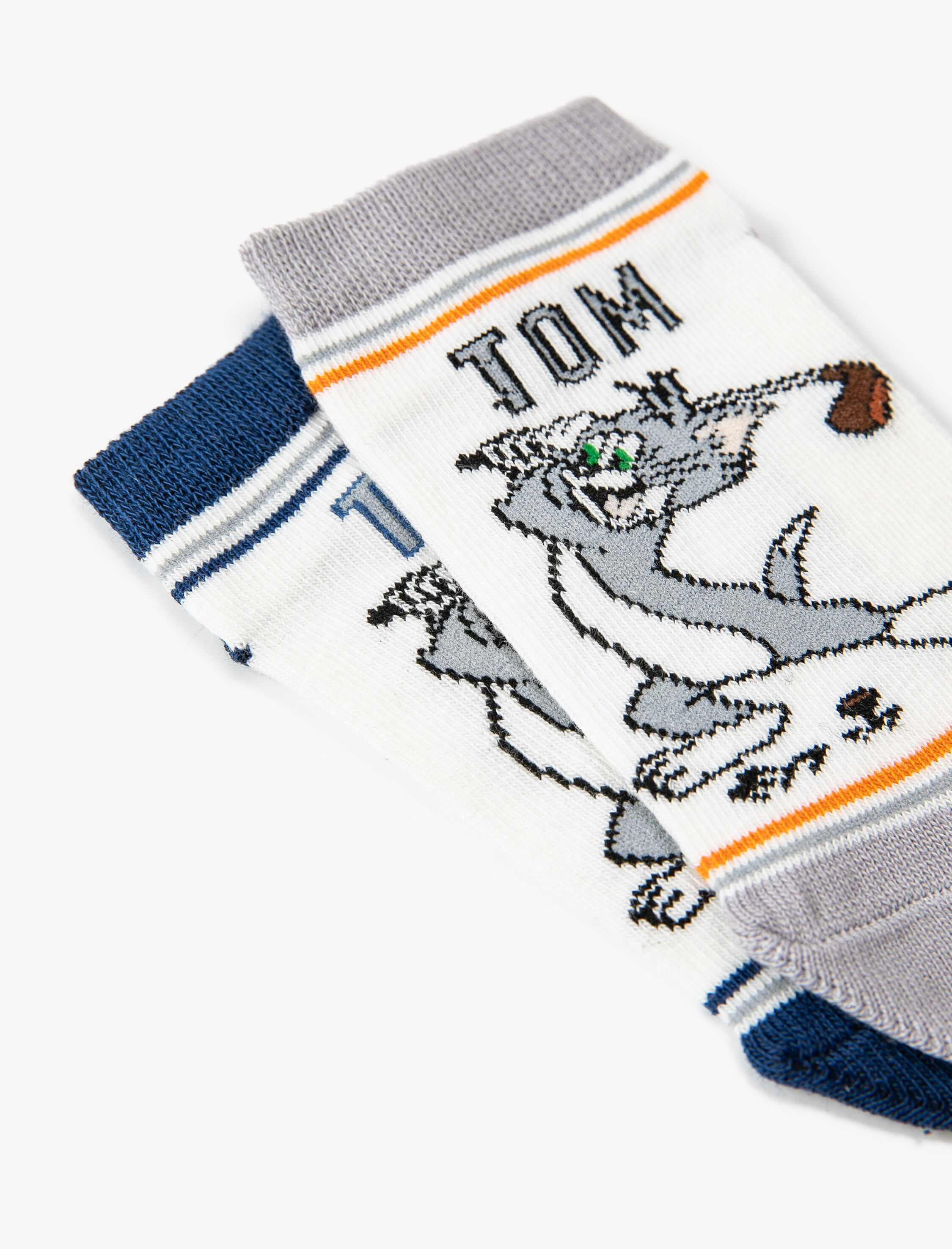  Erkek Çocuk 3'lü Tom ve Jerry Baskılı Çorap Seti Lisanslı