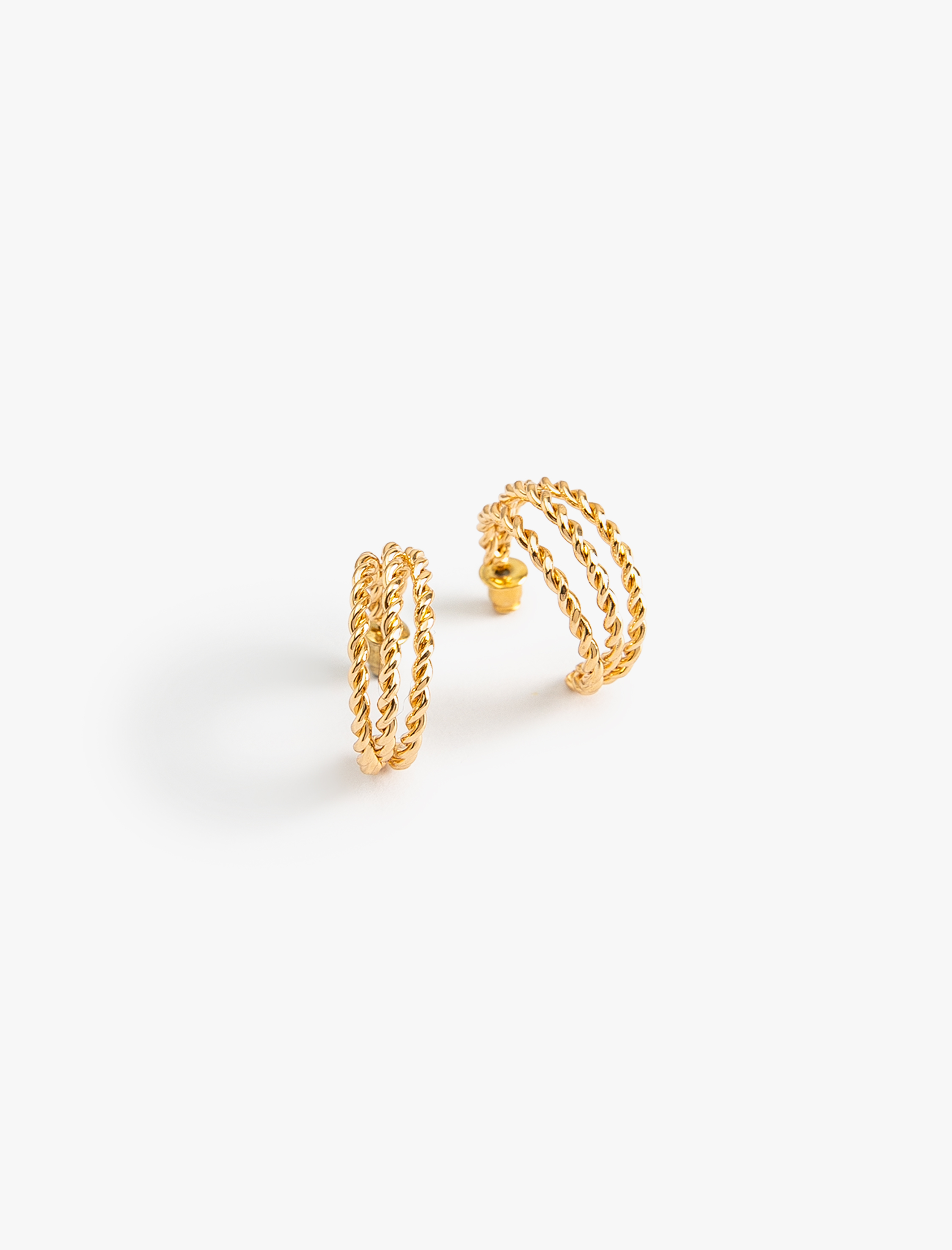  Kadın Burgu Halka Küpe 2 Sıra