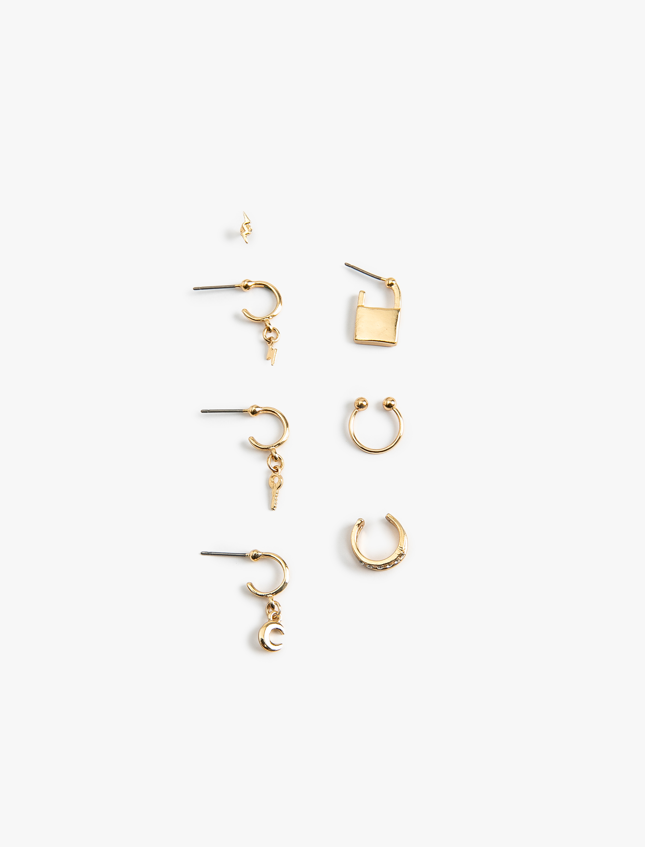 Kadın Kıkırdak Küpe Seti 6'lı