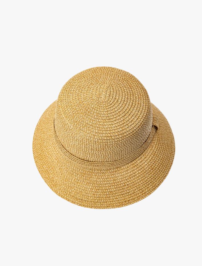 Kadın Hasır Bucket Şapka