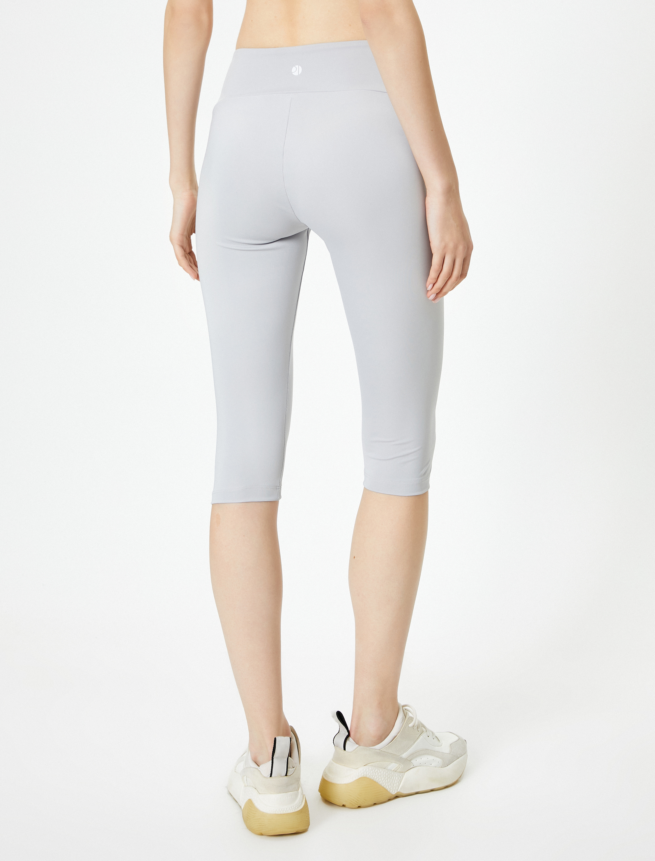   Spor Bermuda Tayt Yüksek Bel Slim Fit