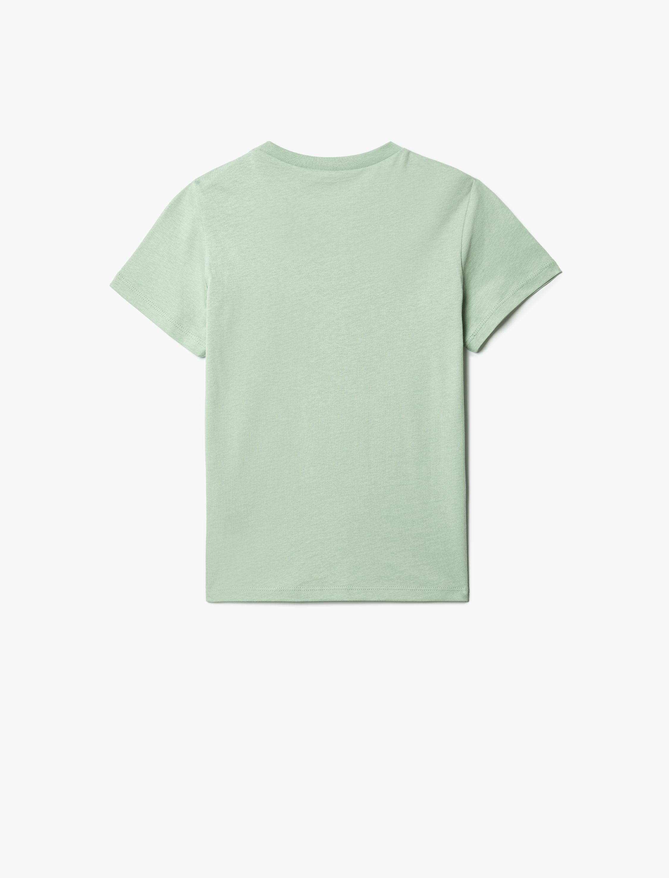  Erkek Çocuk Tişört Sörf Baskılı Kısa Kollu Bisiklet Yaka Pamuklu