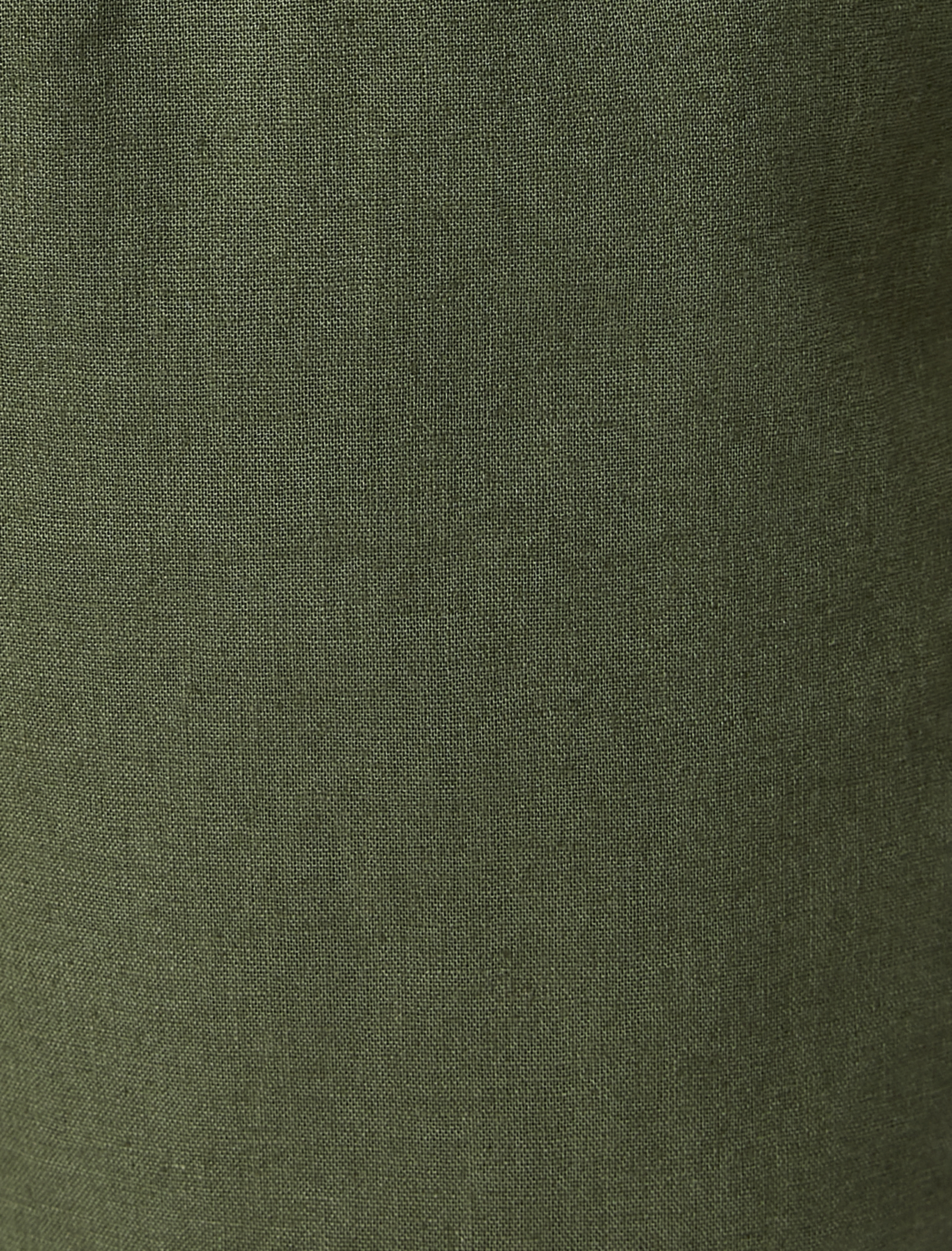 Boyfriend Pantolon Beli Bağcıklı Chino Cep Detaylı Keten Karışımlı