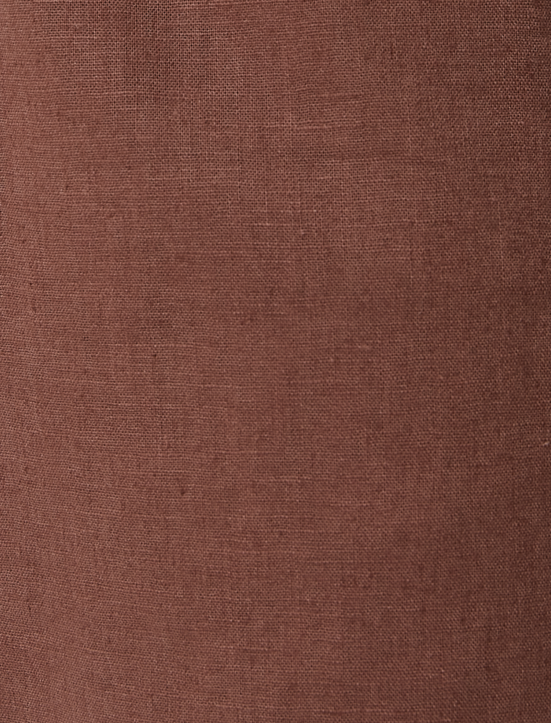   Boyfriend Pantolon Beli Bağcıklı Chino Cep Detaylı Keten Karışımlı