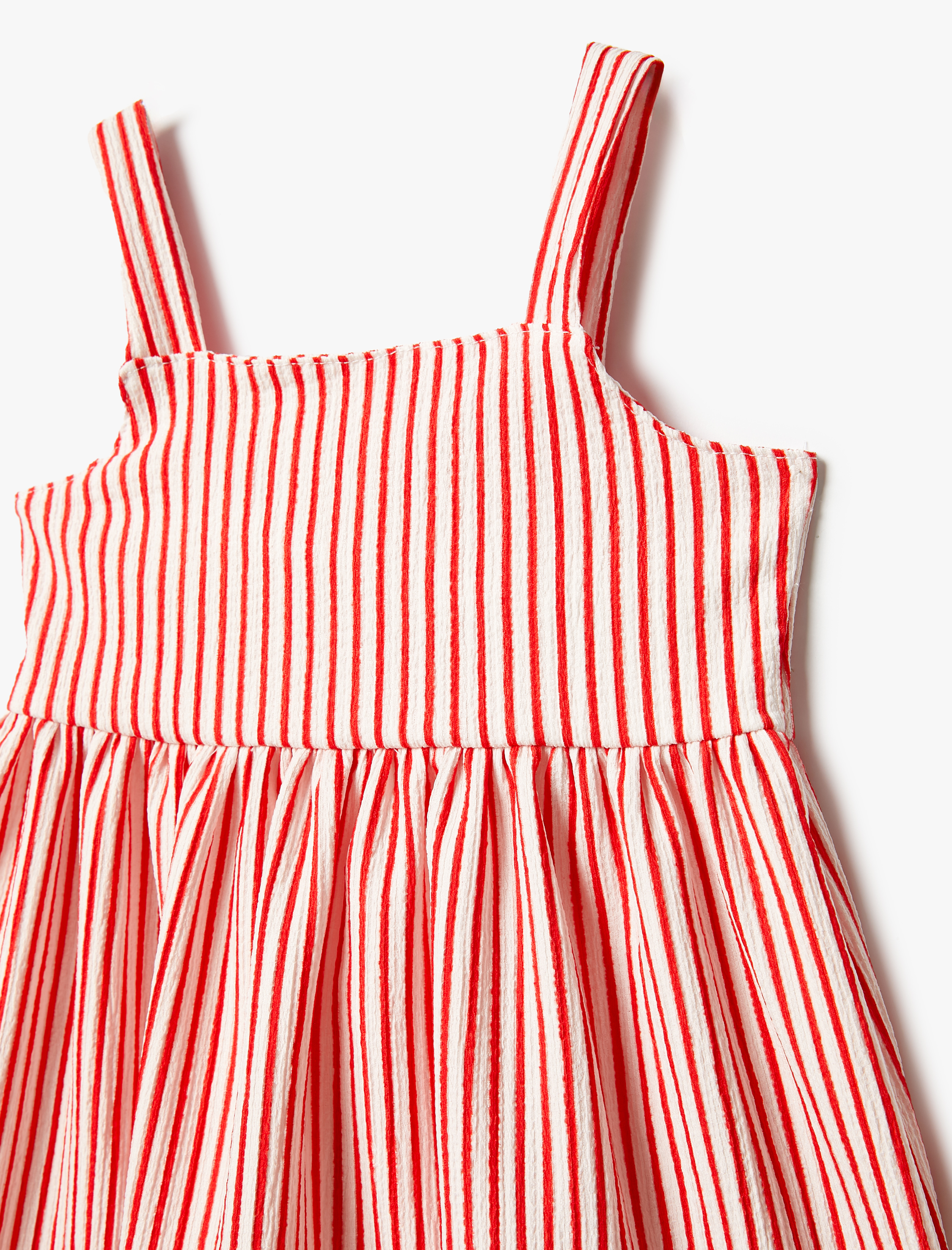  Kız Bebek Askılı Elbise Arkası Fiyonk Detaylı