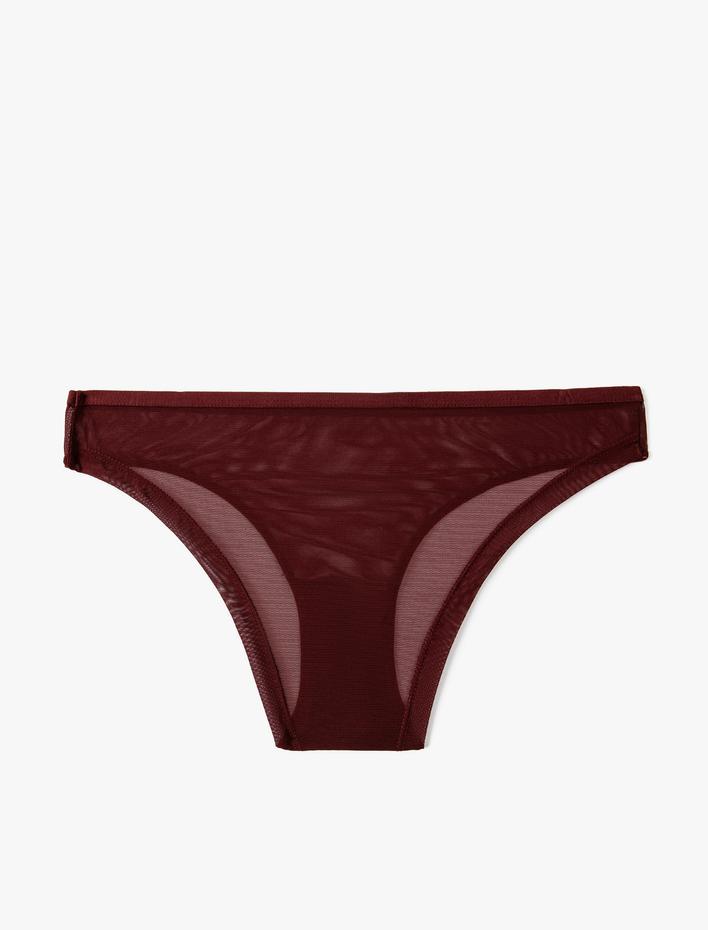  Tül Brazilian Külot Normal Bel