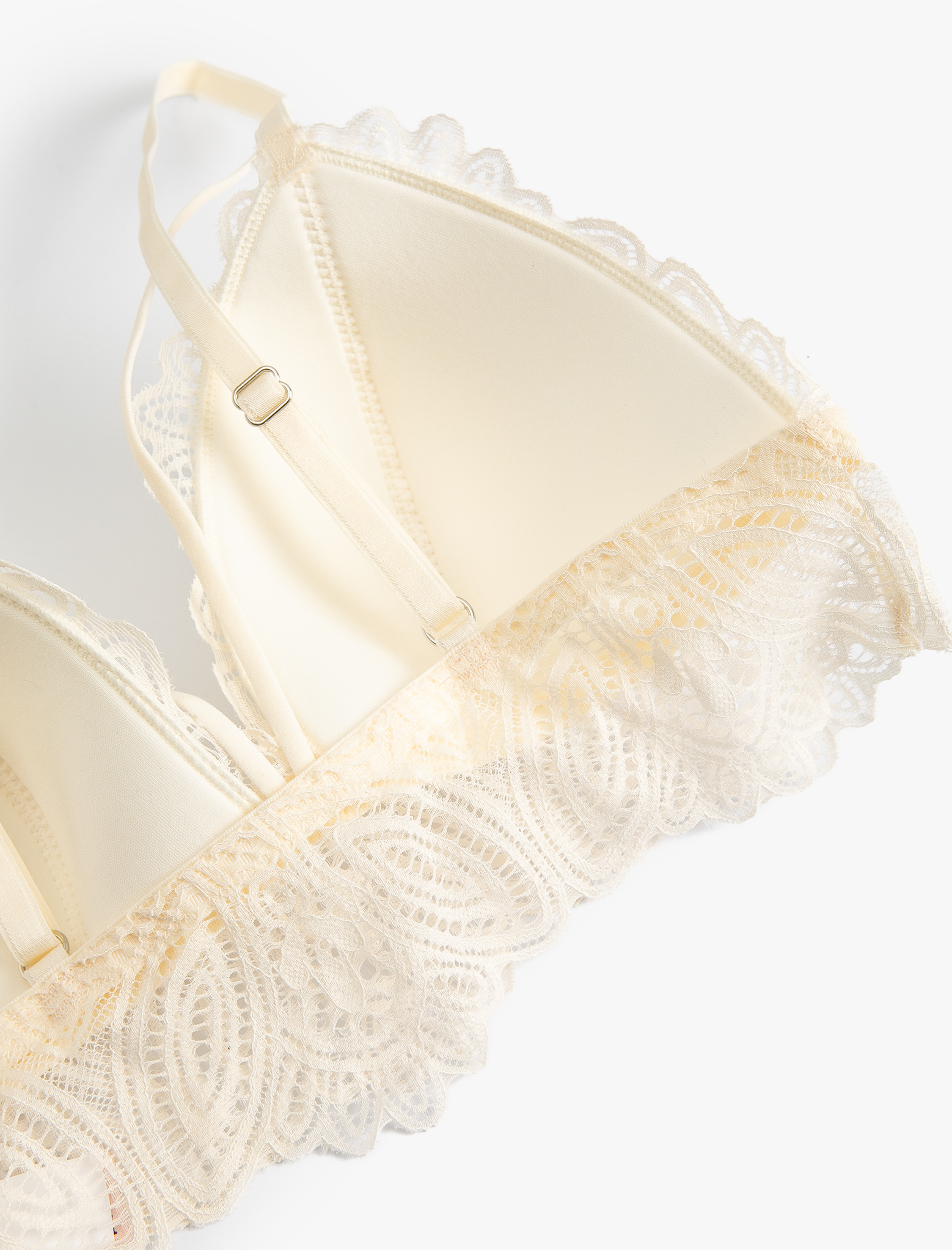  Dantelli Bralet Dolgusuz Balensiz