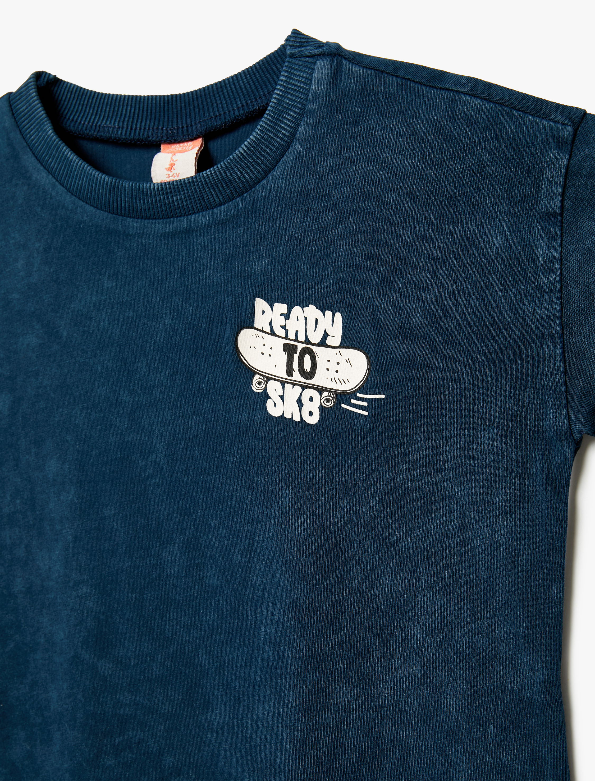  Erkek Bebek Şort Tişört Takım Baskılı Pamuklu