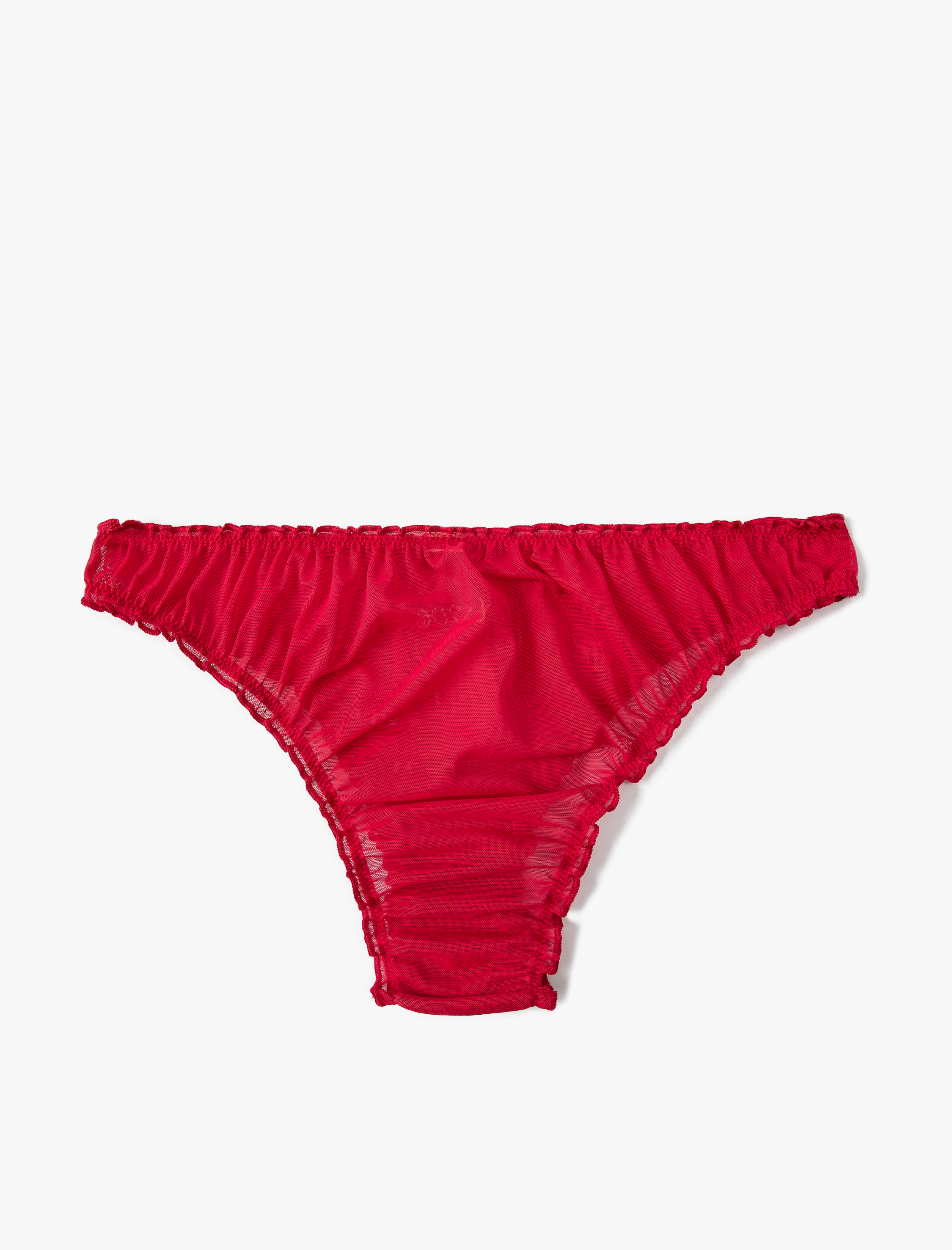   Brief Tül Külot Love İşlemeli Normal Bel