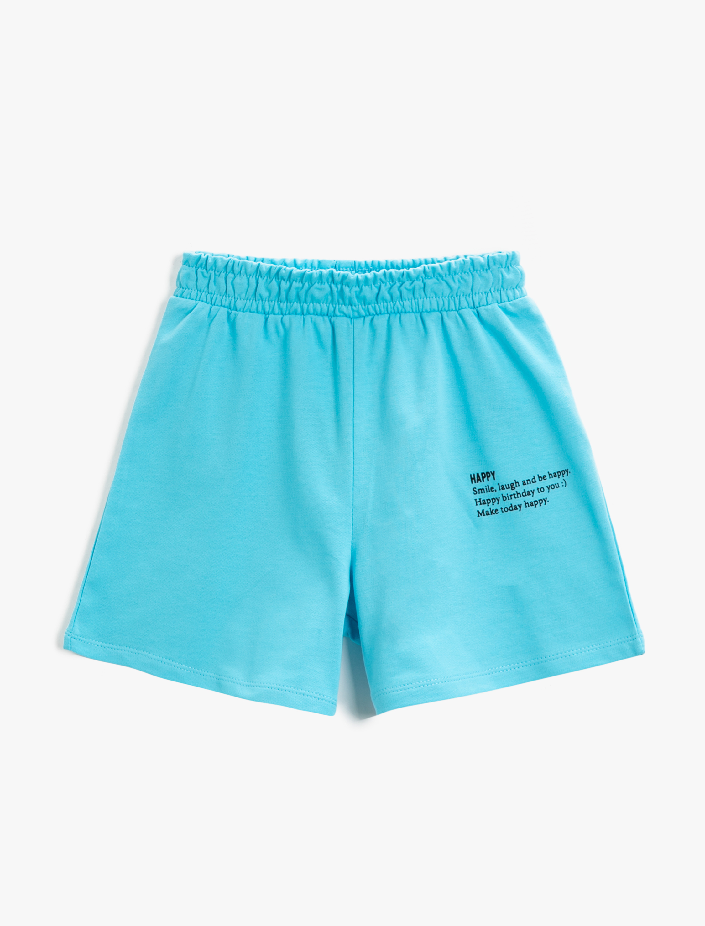  Kız Çocuk Baskılı Şort Pamuklu