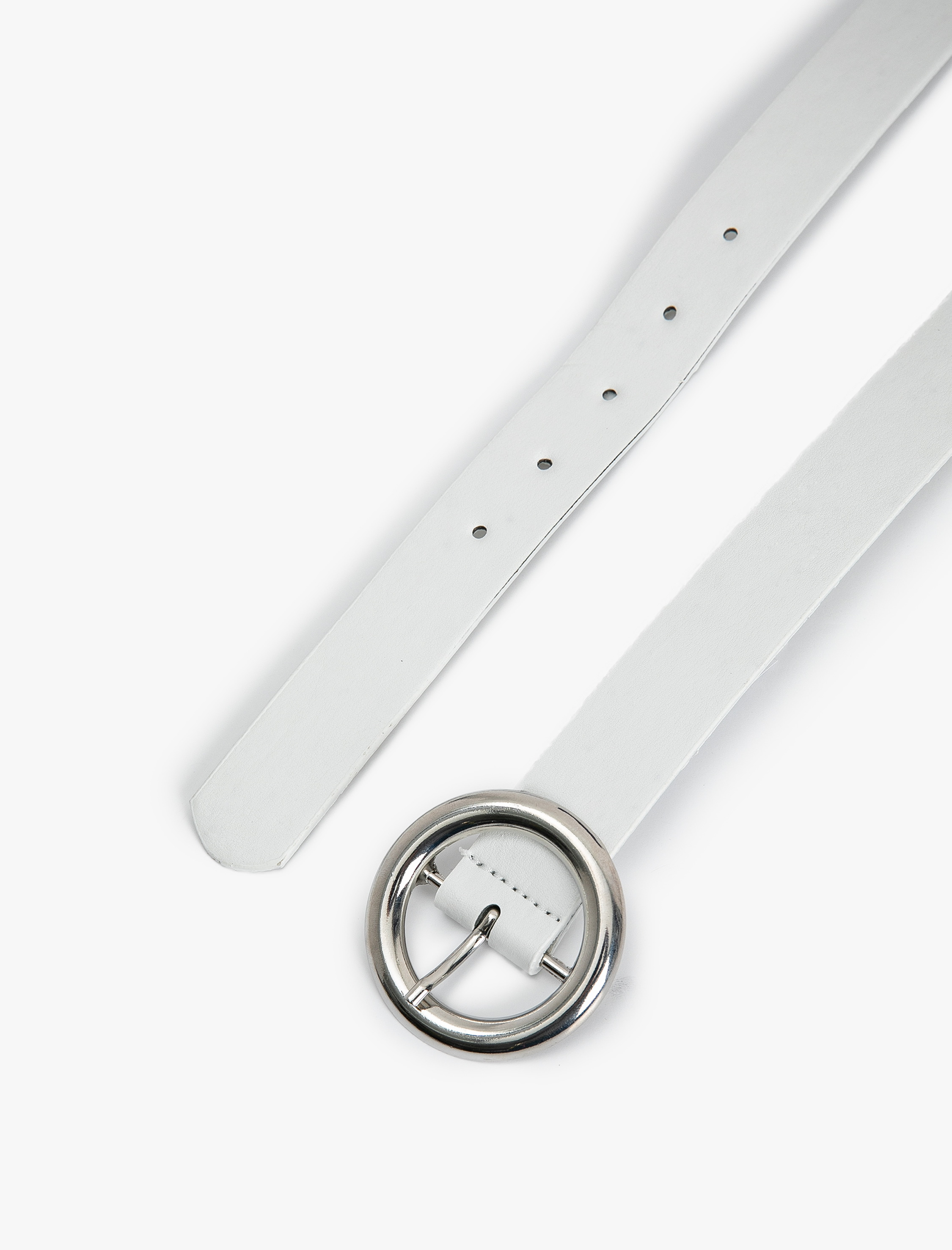  Kadın Kemer Deri Görünümlü Metal Toka Detaylı