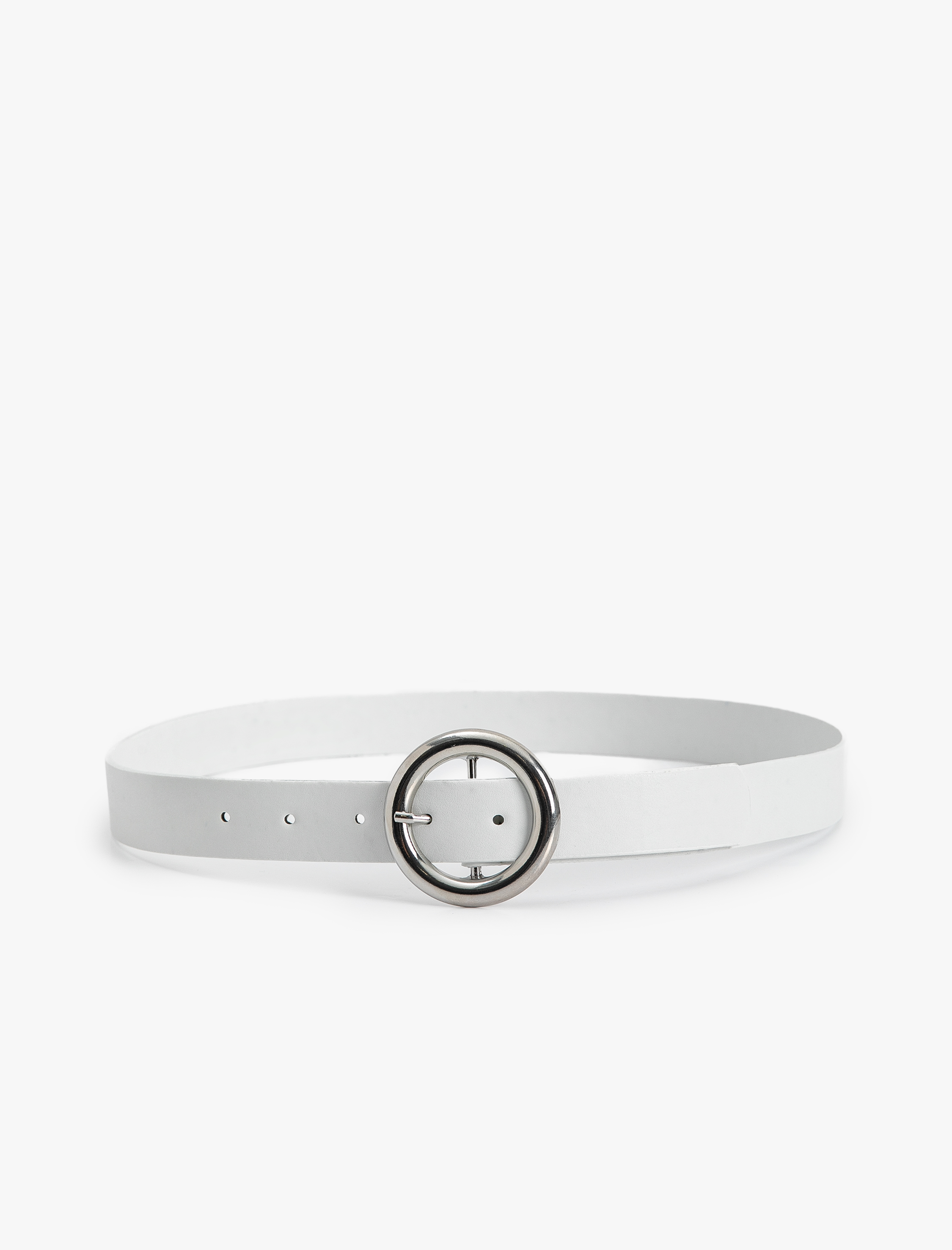  Kadın Kemer Deri Görünümlü Metal Toka Detaylı