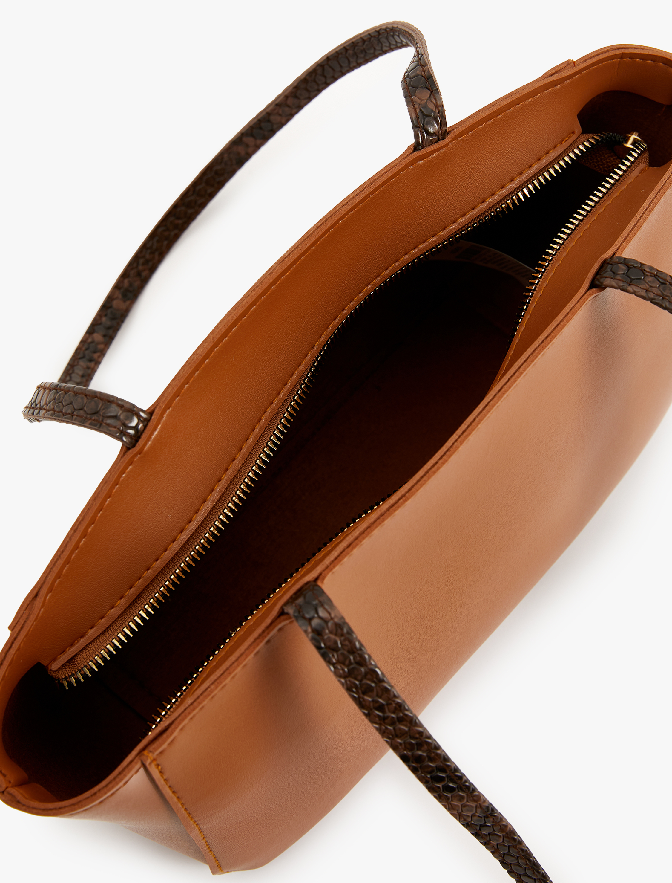  Kadın Büyük Omuz Çantası Vintage Çift Askılı Suni Deri