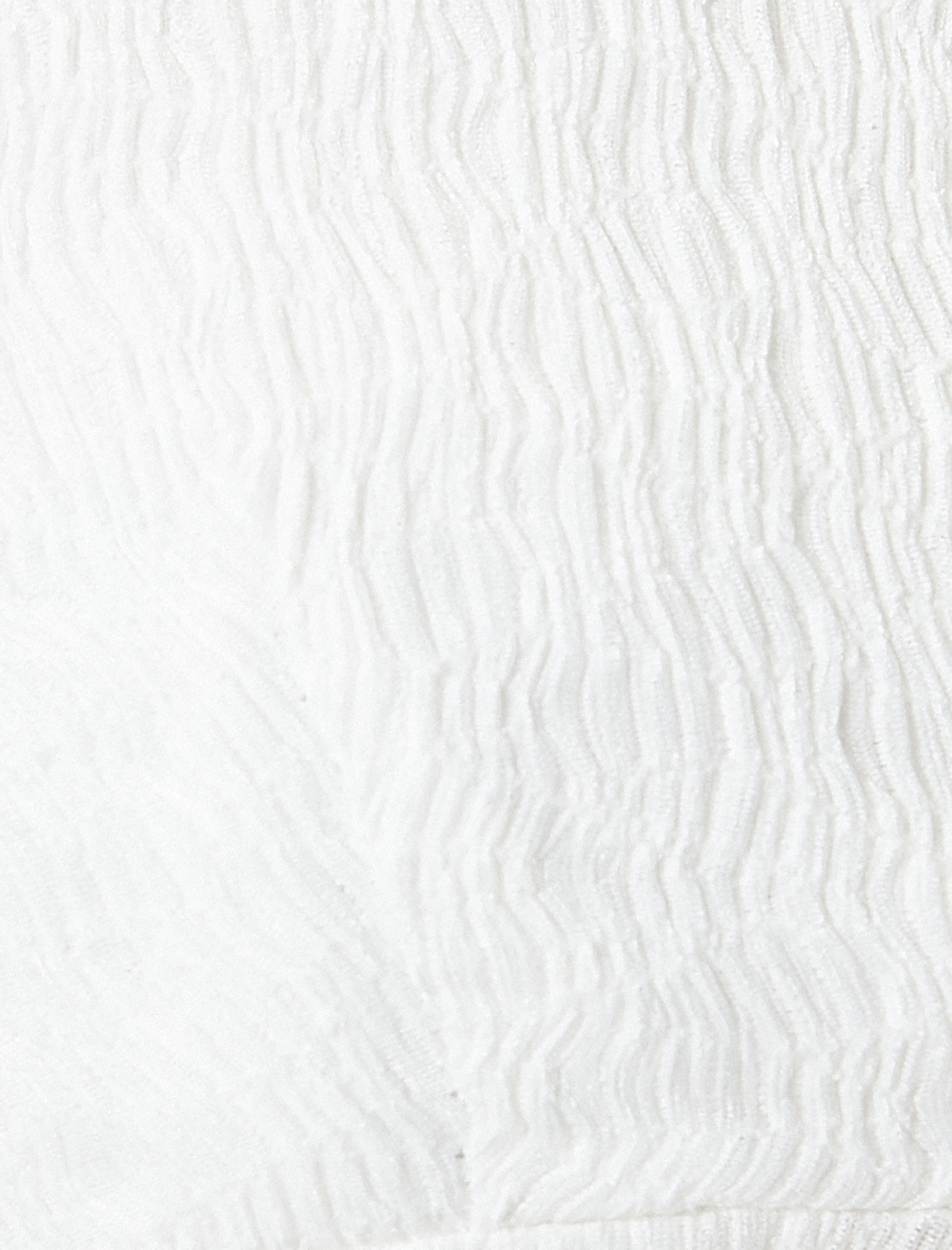   Crop Üst Sırt Dekolteli Boyundan Kalın Askılı Dokulu Derin V Yaka Bürümcük