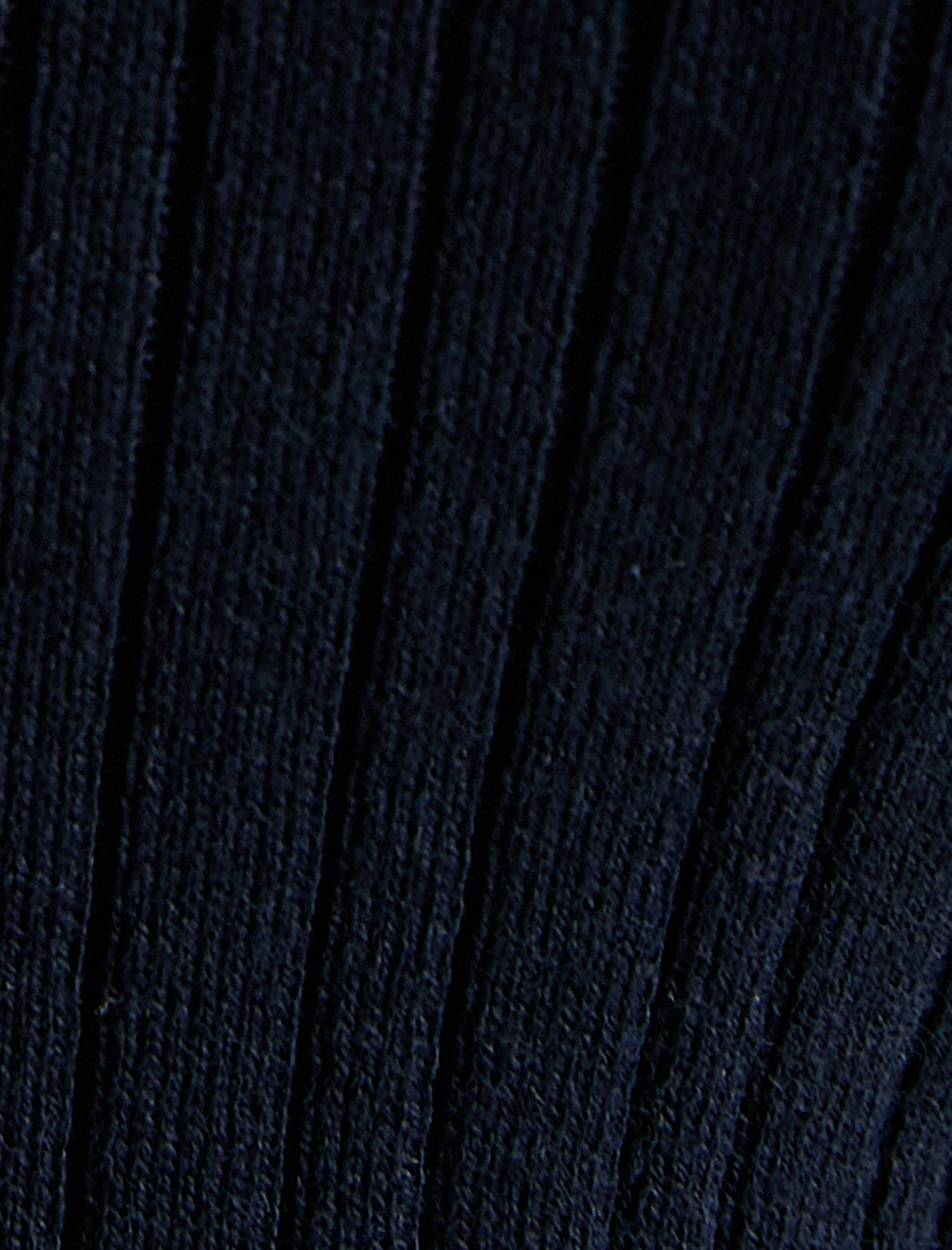   Polo Yaka Kazak Düğmeli Kısa Kollu Şerit Detaylı