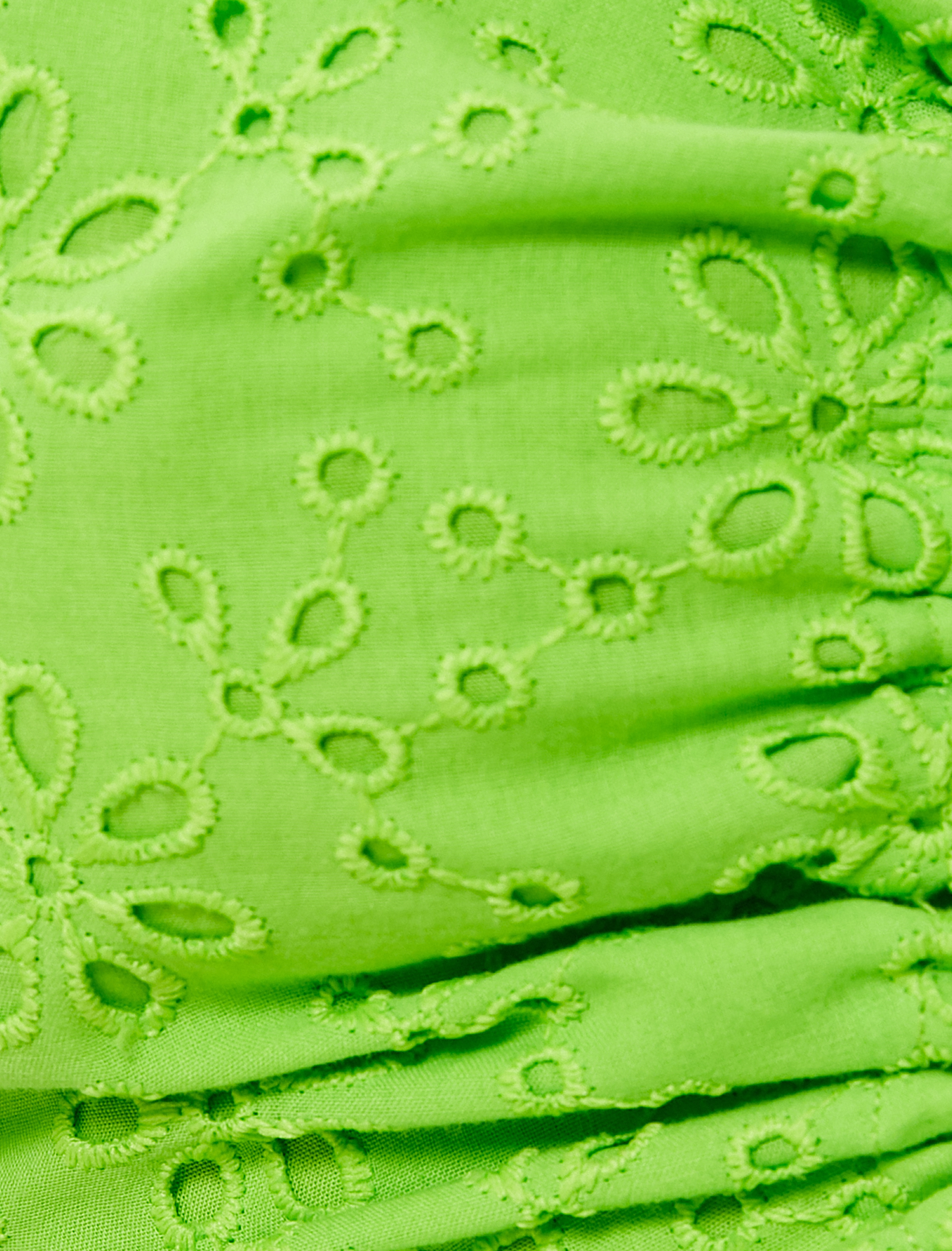 Balon Kol Crop Bluz Fistolu Önden Bağlama Detaylı Büzgülü Astarlı