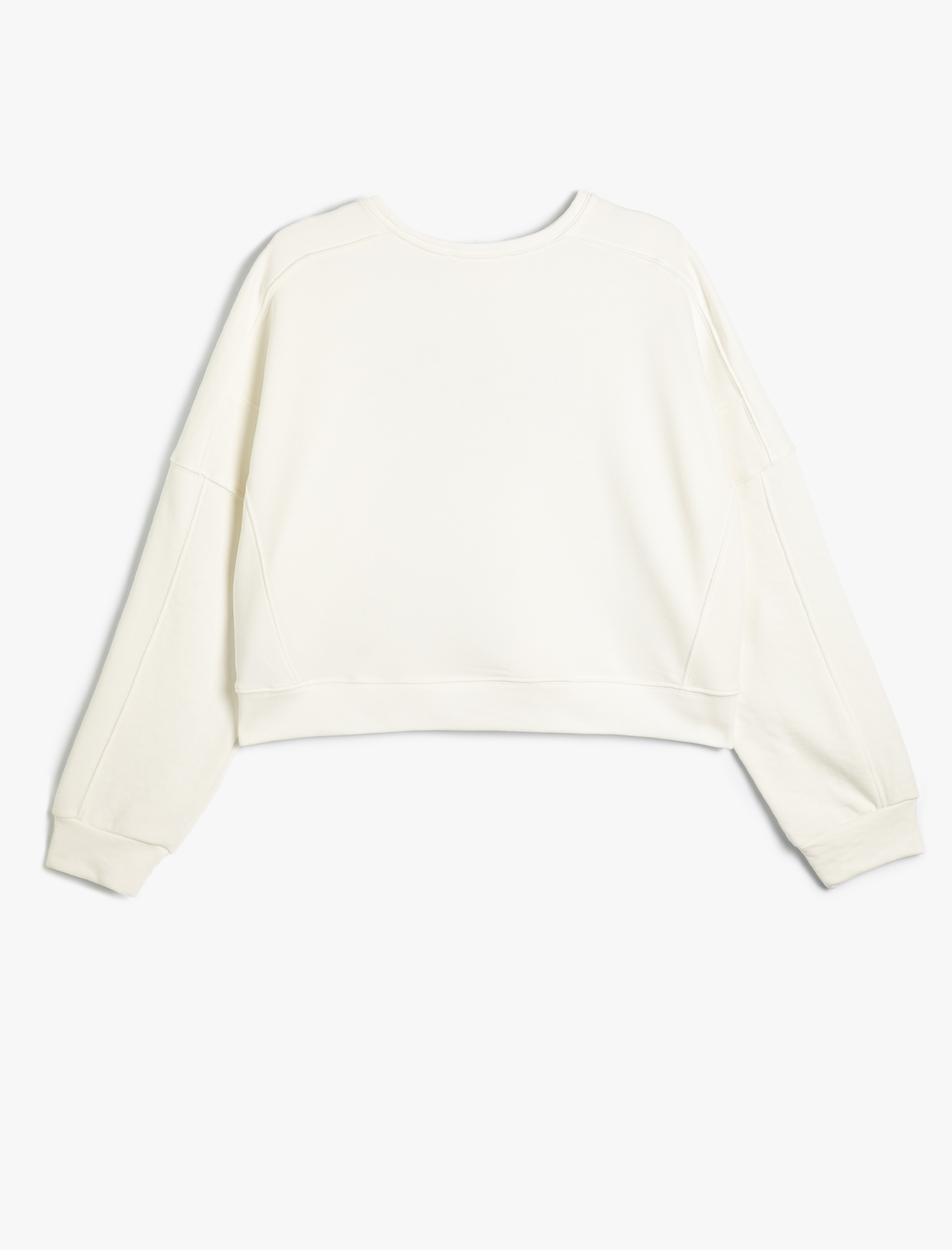   Kolej Sweatshirt Bisiklet Yaka Baskılı Standart Kesim Üç İplik Şardonlu