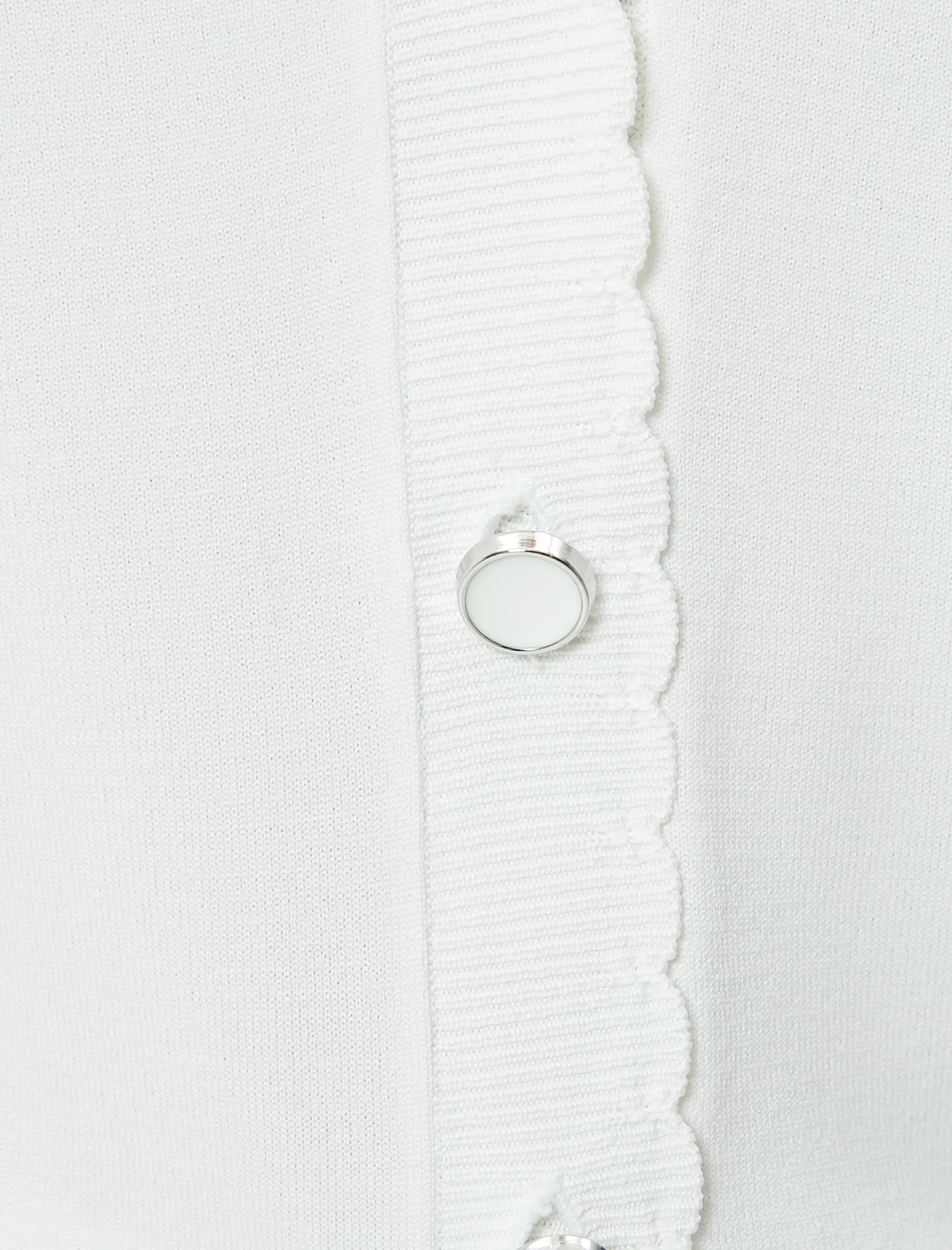   Triko Hırka V Yaka Kısa Kollu