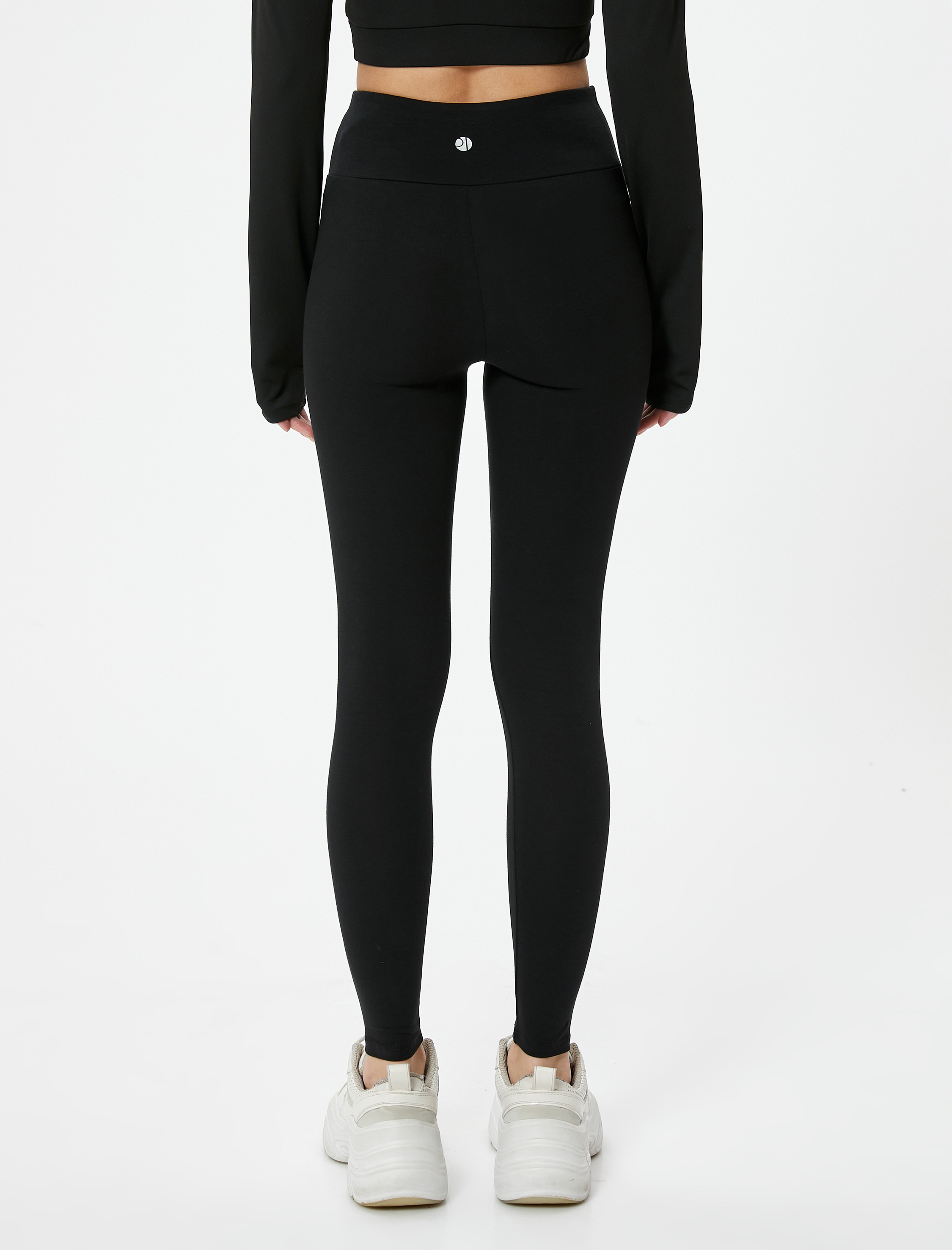   Yüksek Bel Dokuma Spor Tayt