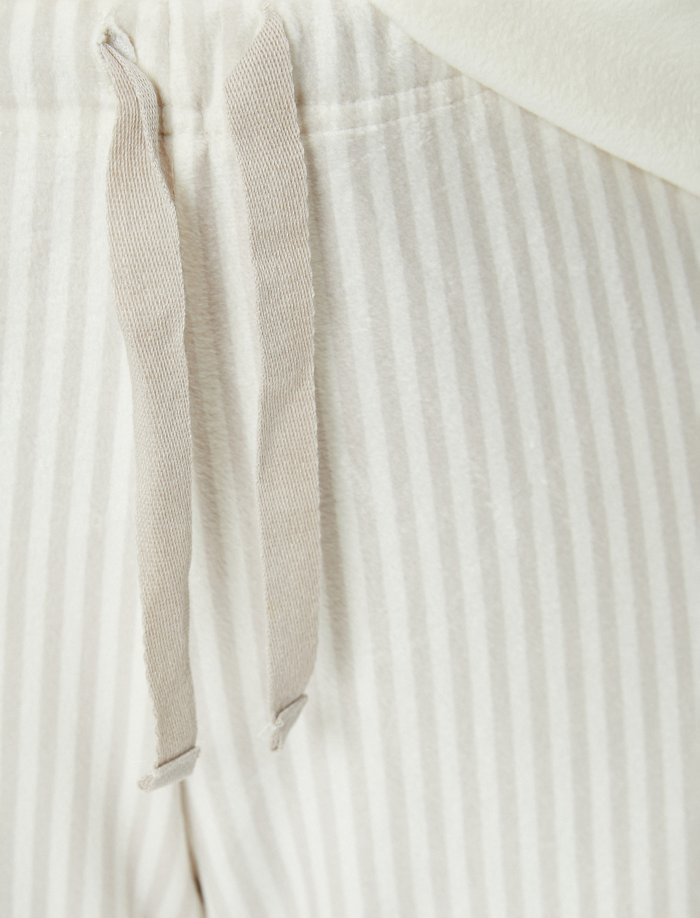   Pijama Altı Düz Paça Beli Bağcıklı