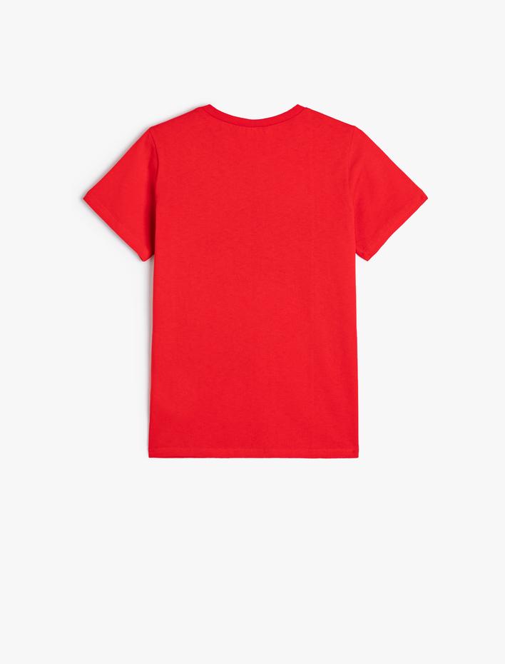 Erkek Çocuk Atatürk Tişört Kısa Kollu Bisiklet Yaka Pamuklu