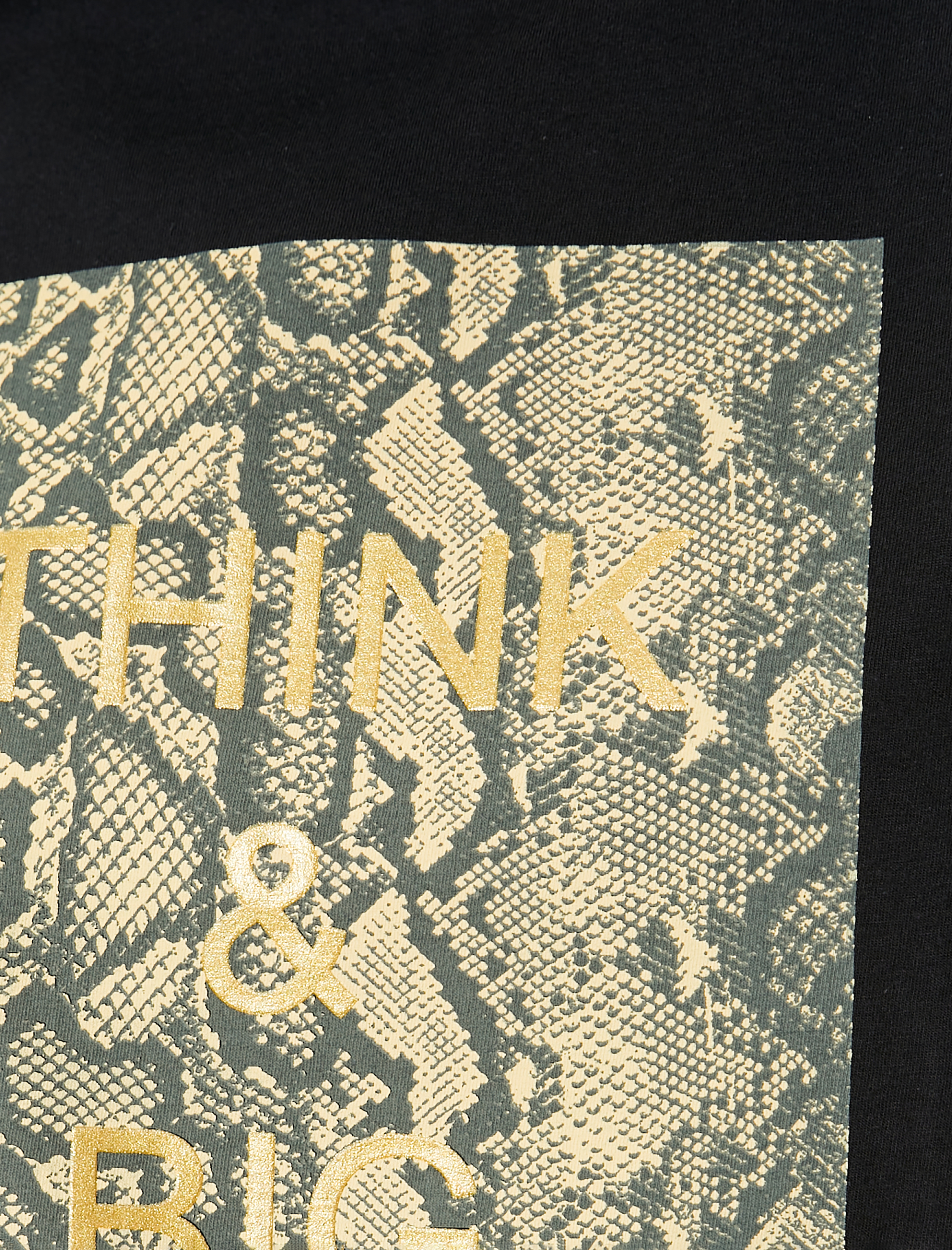   Leopar Baskılı Tişört Kısa Kollu Bisiklet Yaka Pamuklu