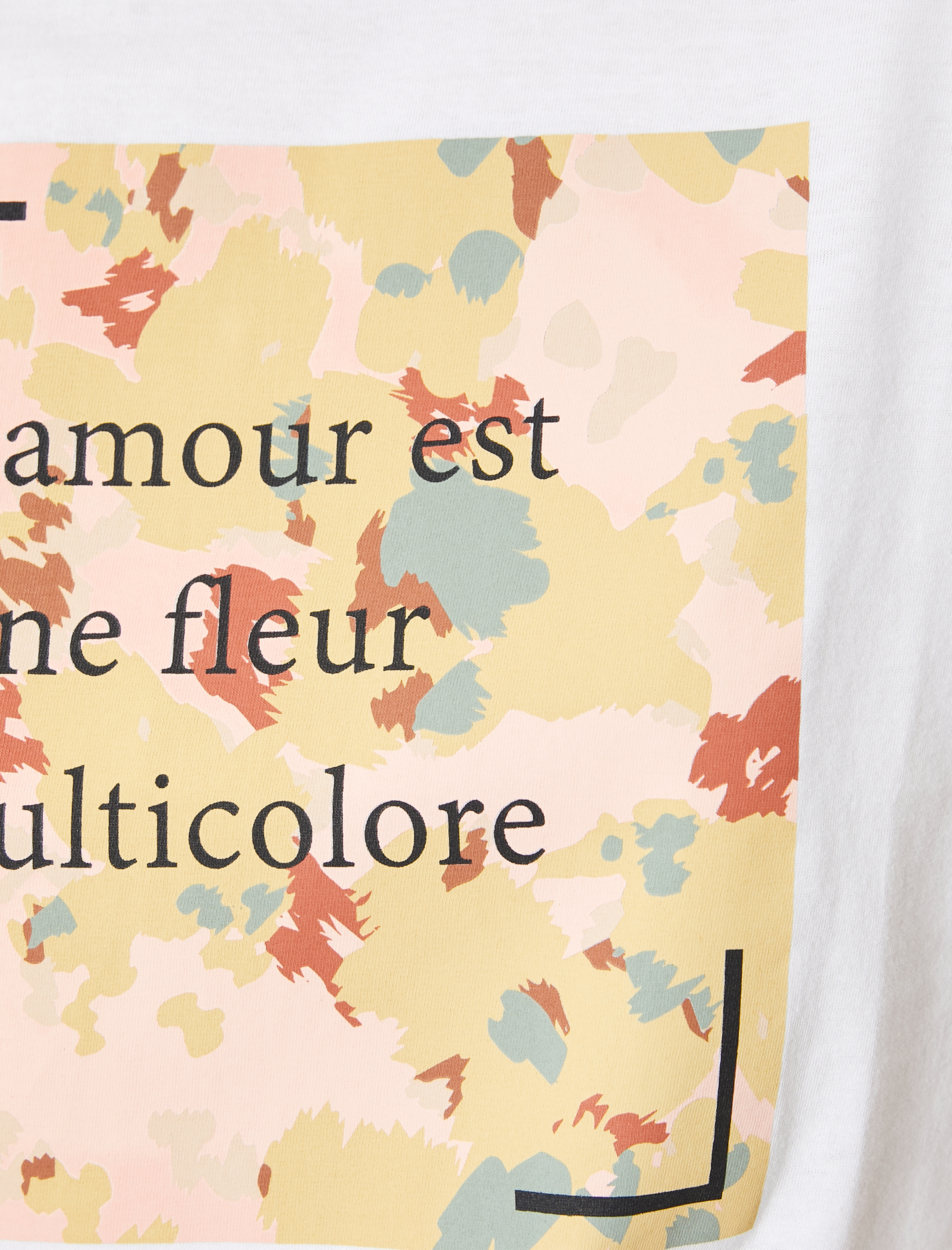   Slogan Baskılı Tişört Kısa Kollu Bisiklet Yaka Pamuklu