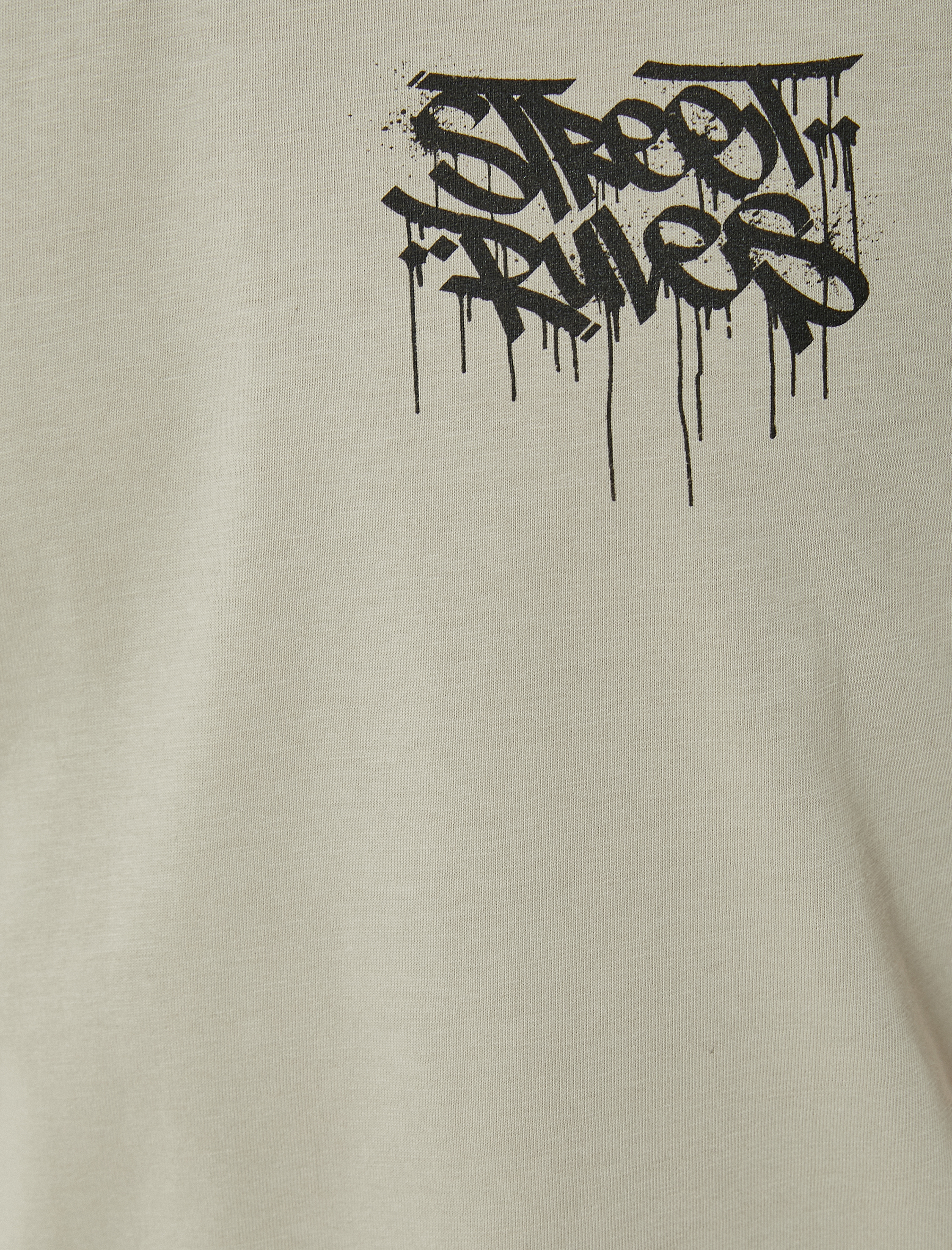   Arkası Baskılı Tişört Sloganlı Bisiklet Yaka Kısa Kollu