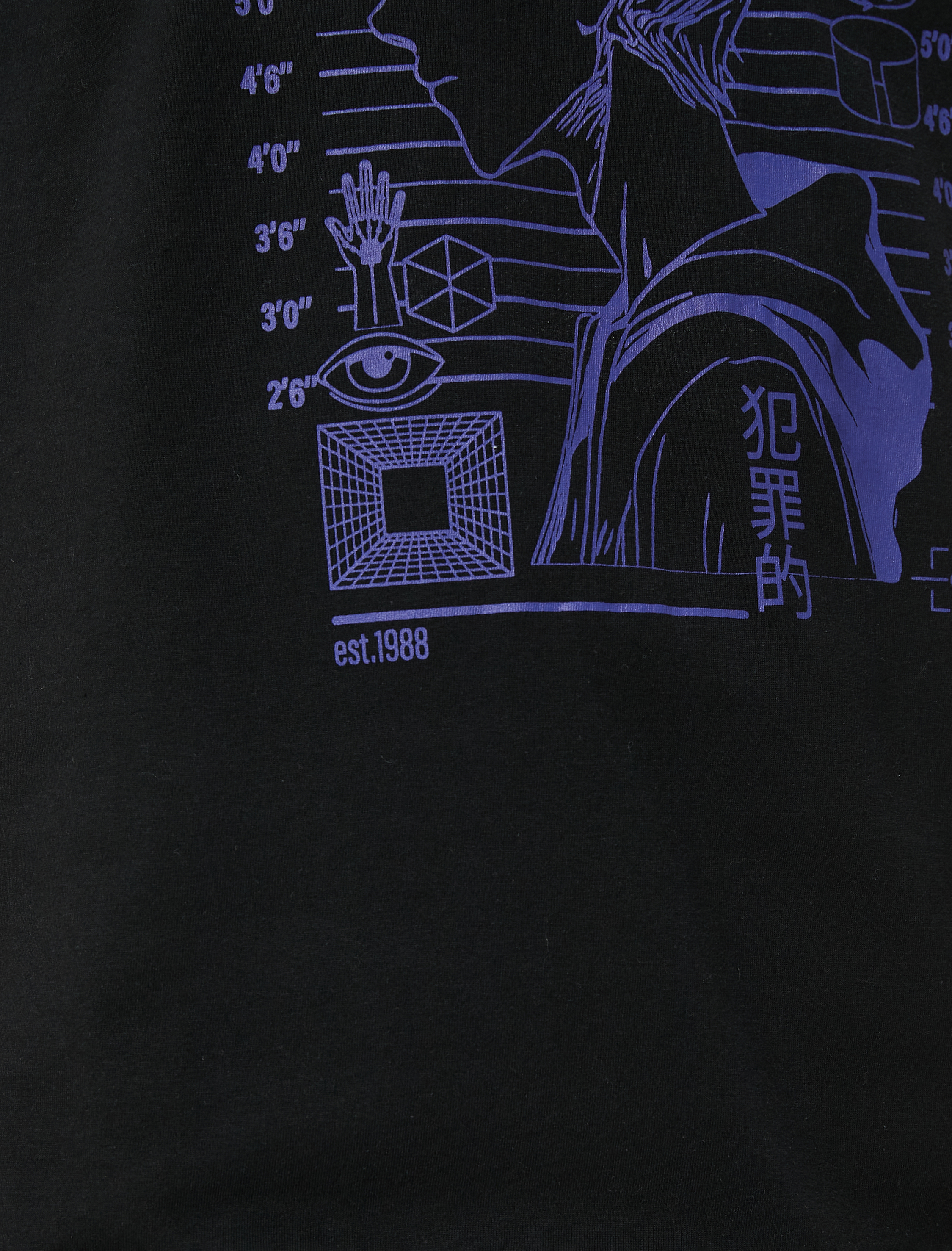   Anime Tişört Bisiklet Yaka Kısa Kollu Pamuklu