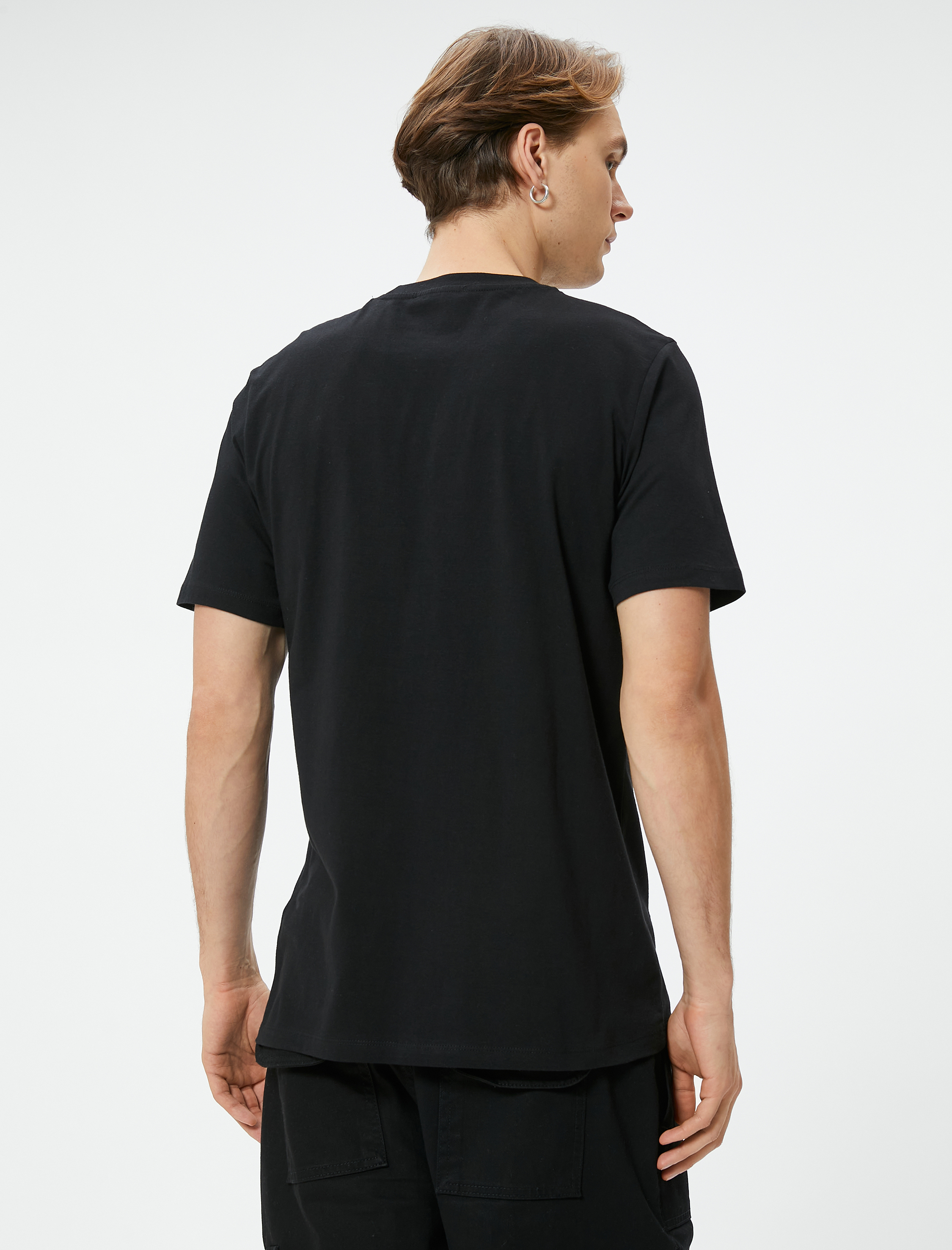   Anime Tişört Bisiklet Yaka Kısa Kollu Pamuklu