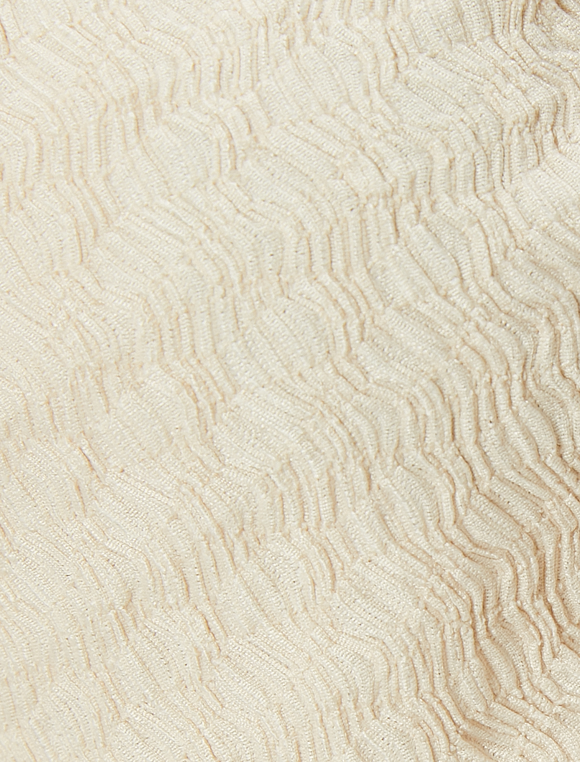   Crop Polo Yaka Tişört Önden Büzgülü Bağlamalı Dokulu Bürümcük