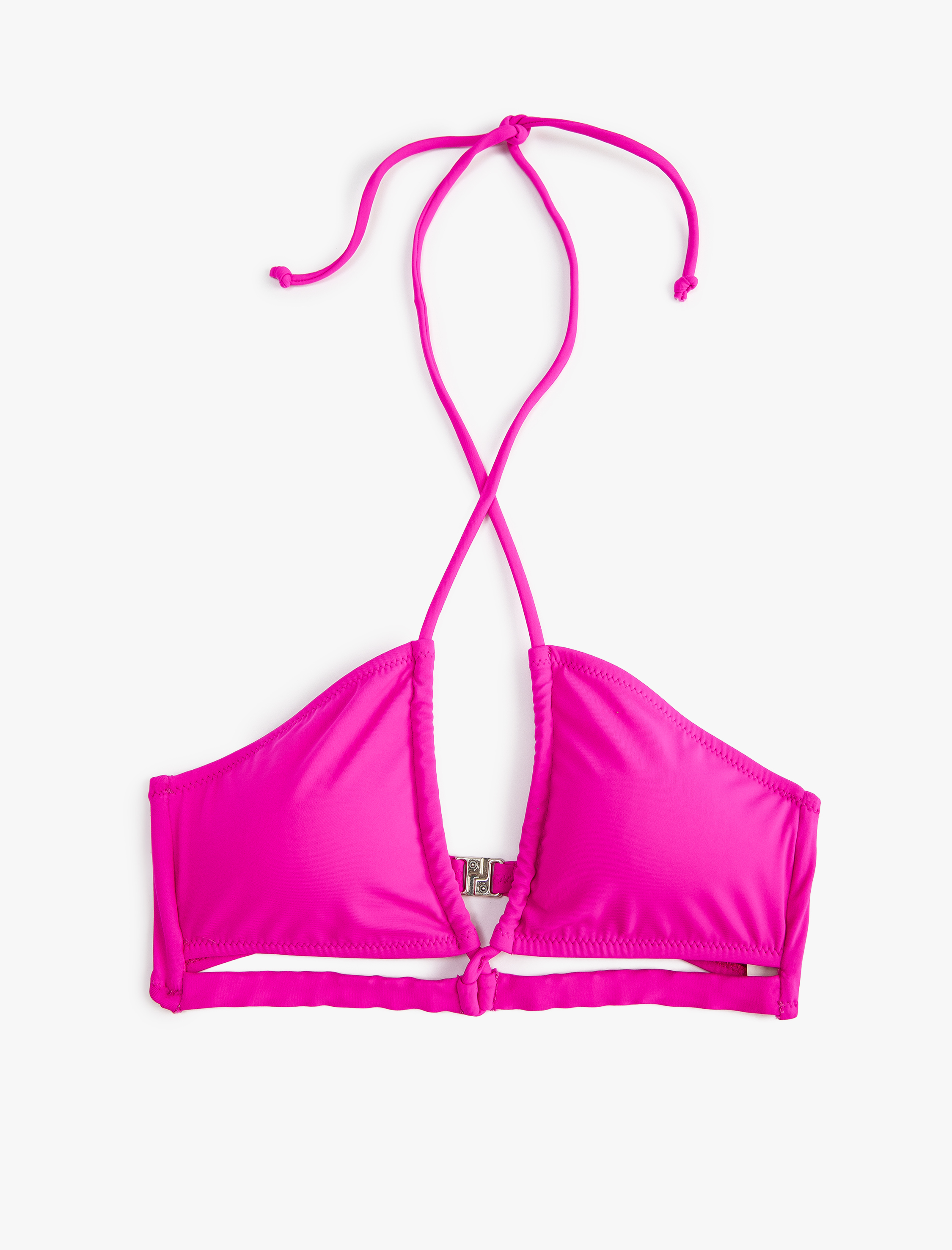   Üçgen Bikini Üstü Biye Detaylı