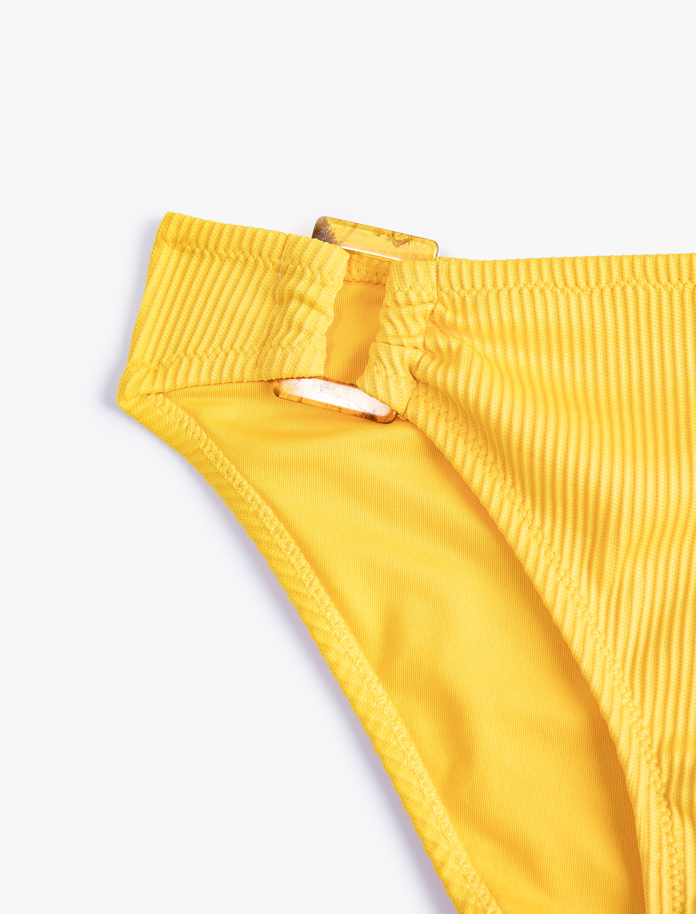   Koton X Şahika Ercümen - Yanı Toka Detaylı Dokulu Bikini Altı