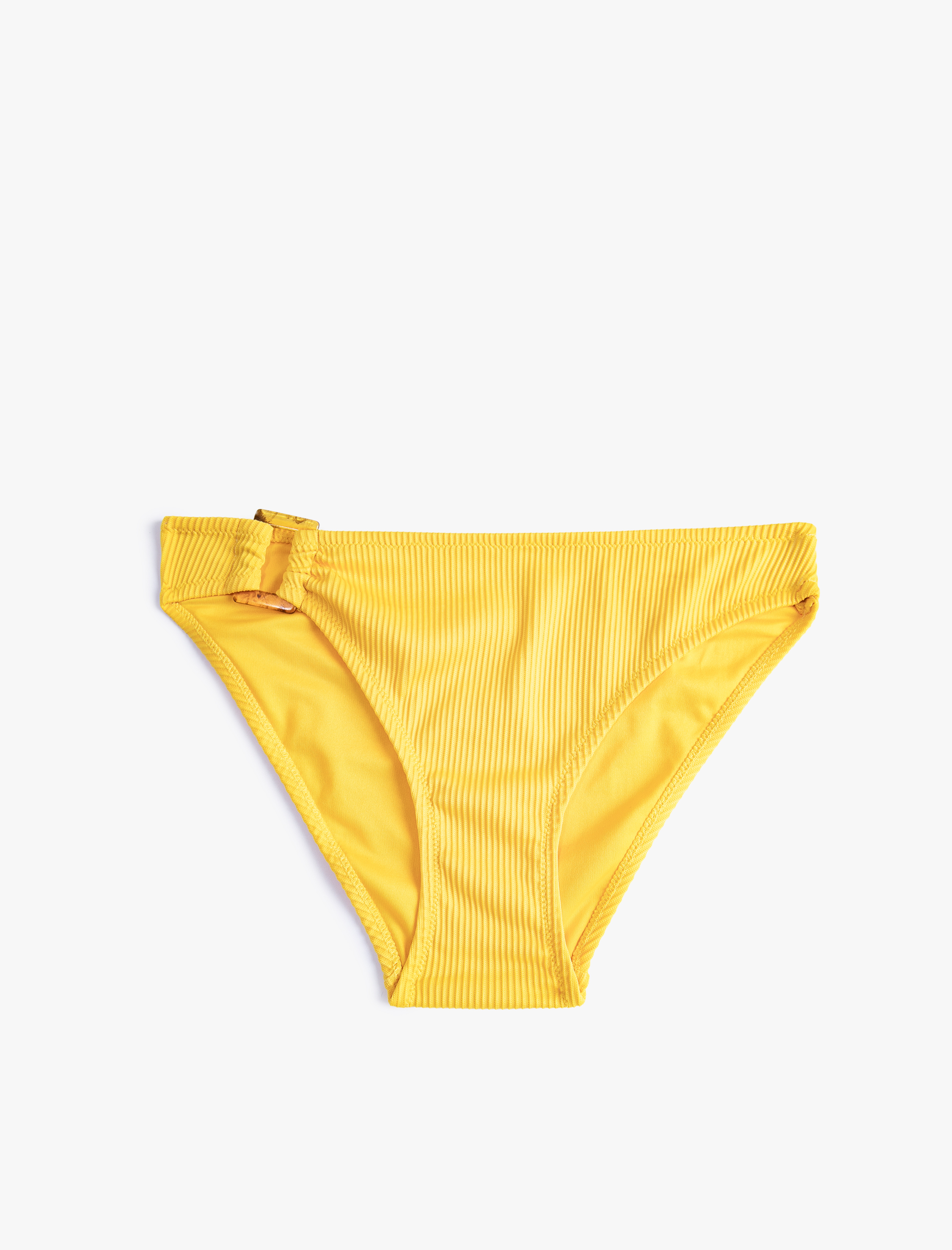   Koton X Şahika Ercümen - Yanı Toka Detaylı Dokulu Bikini Altı