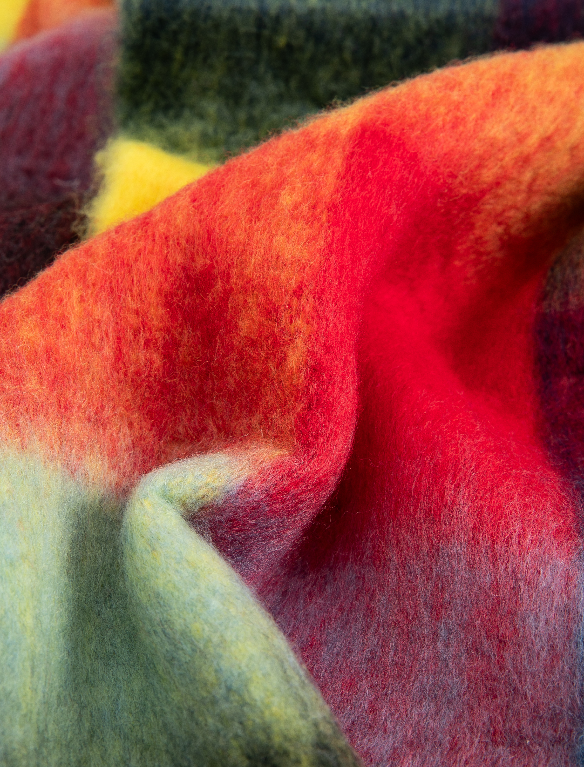  Kadın Atkı Kareli Yumuşak Dokulu Püsküllü