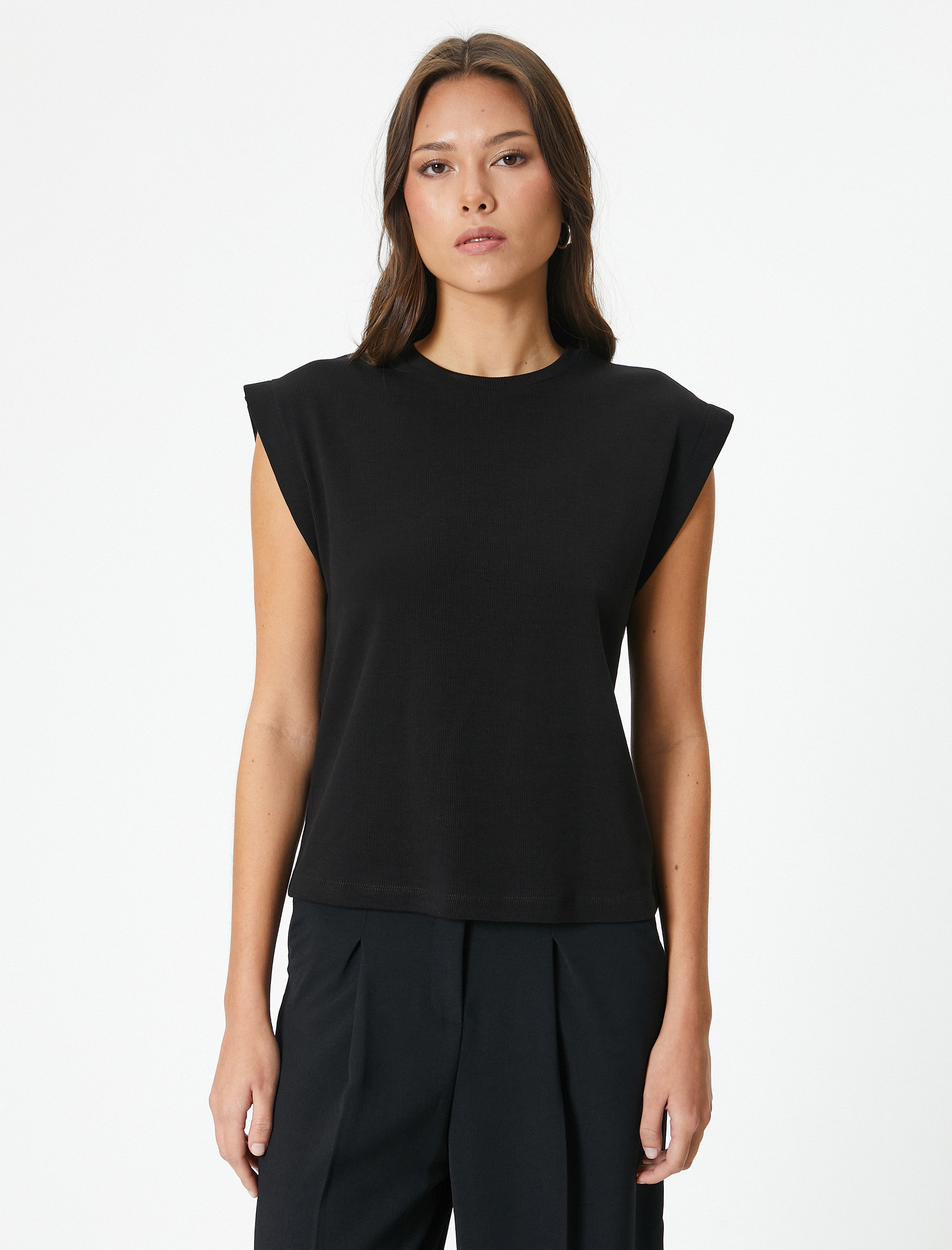   Bisiklet Yaka Tişört Slim Fit Kısa Kollu