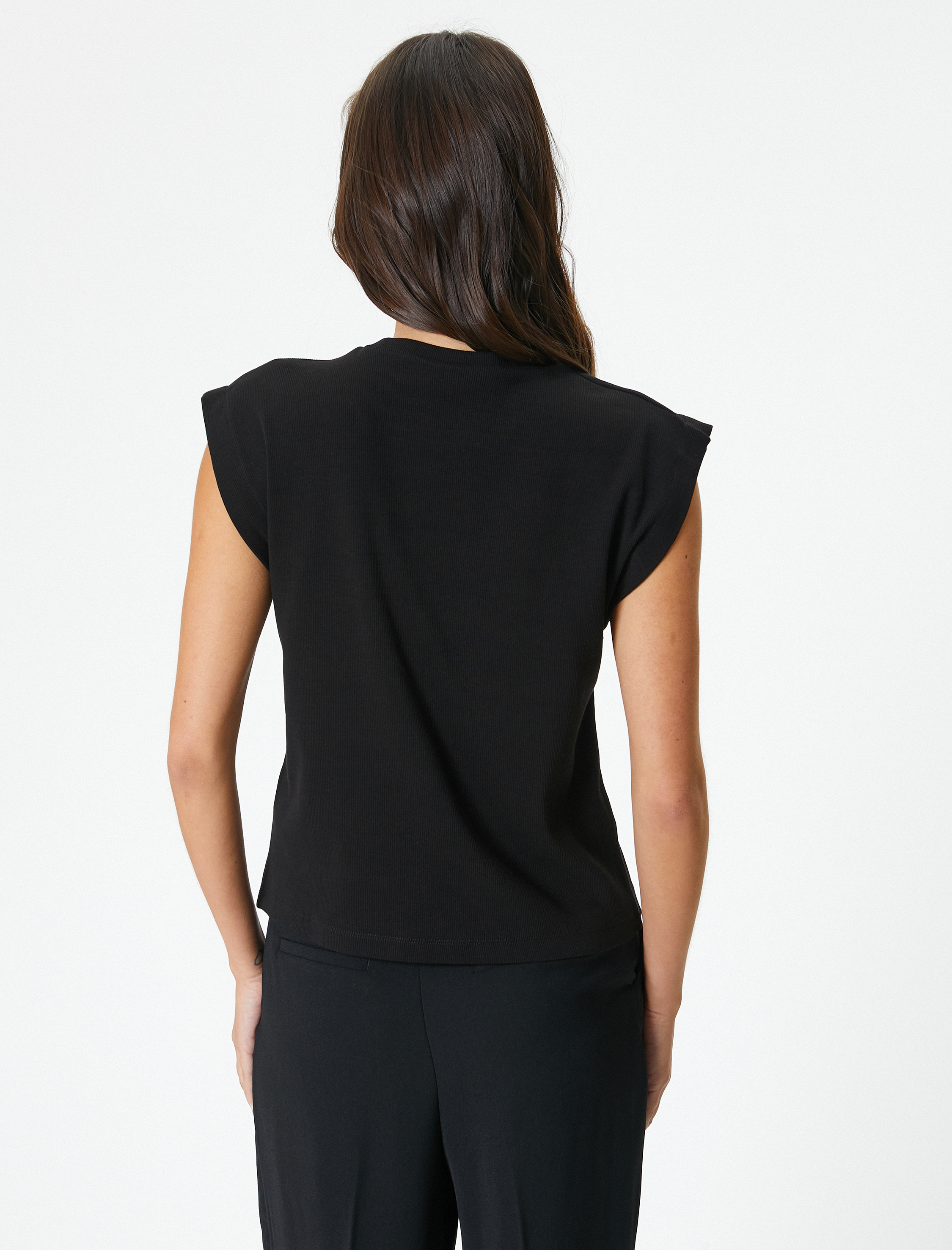   Bisiklet Yaka Tişört Slim Fit Kısa Kollu