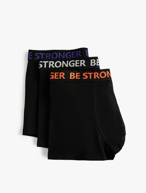 3'lü Boxer Seti Slogan Baskılı_1