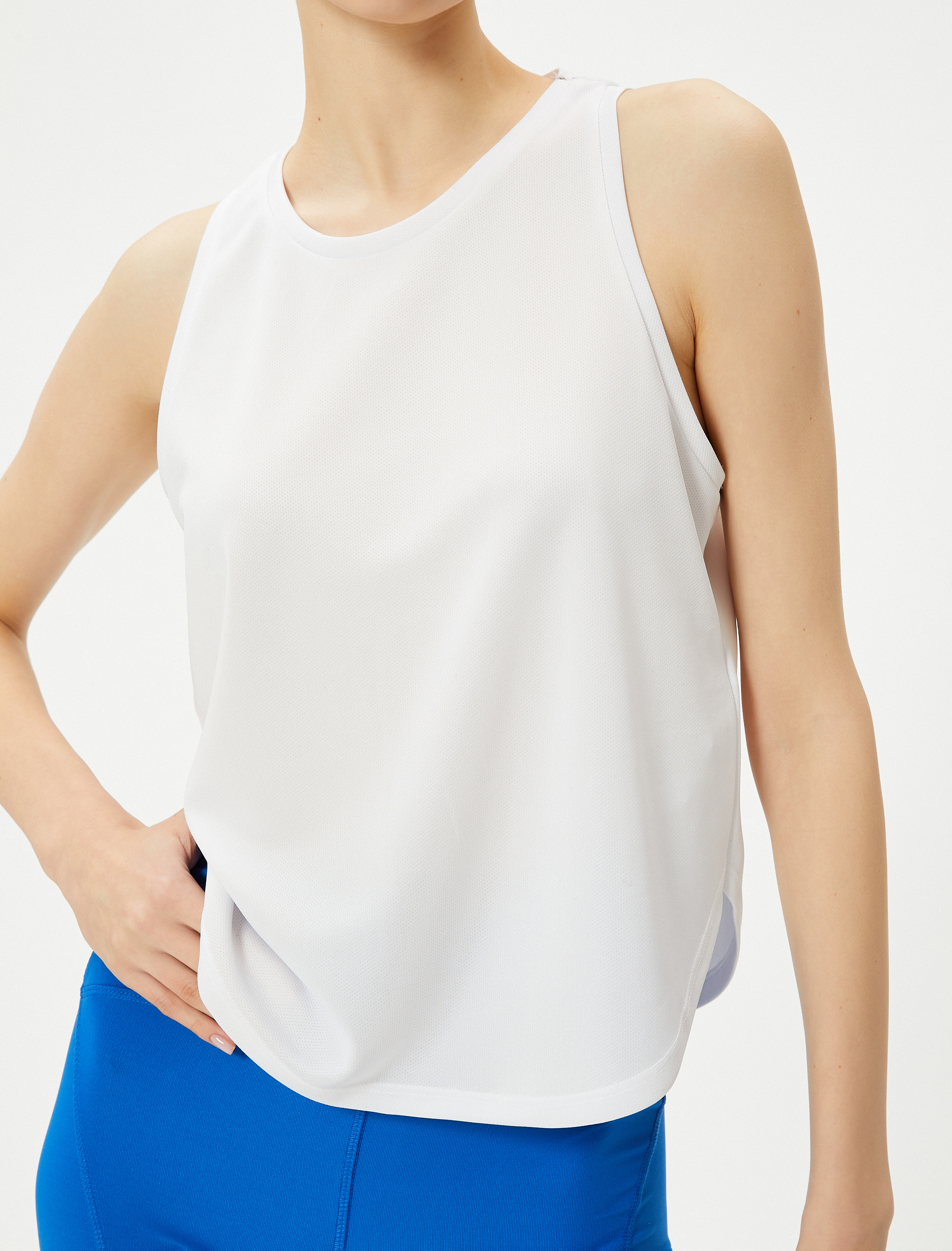   Spor Basic Atlet Bisiklet Yaka Rahat Kalıp