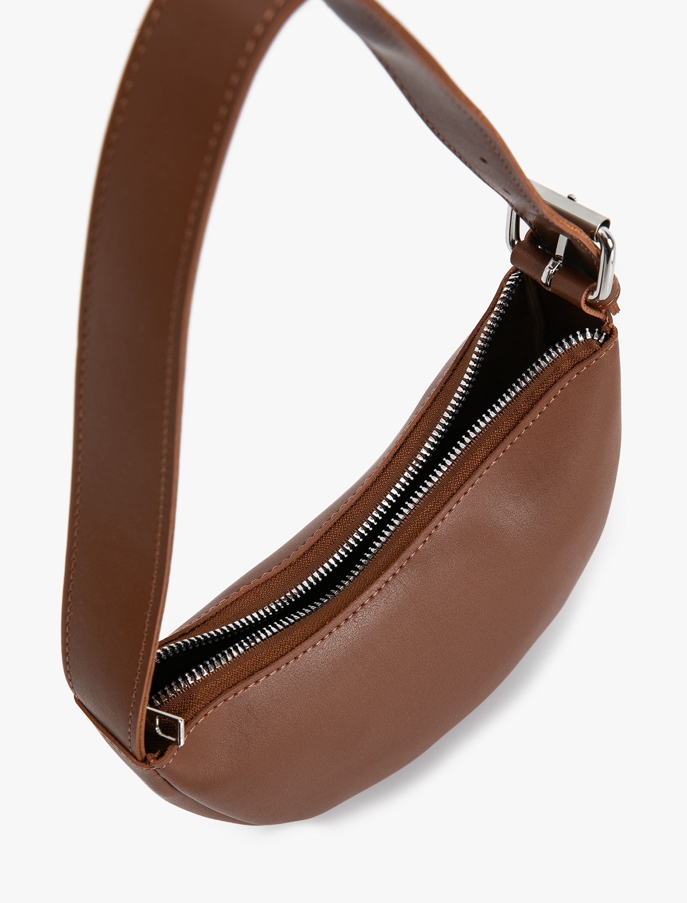  Kadın Baget Çanta Suni Deri Fermuarlı