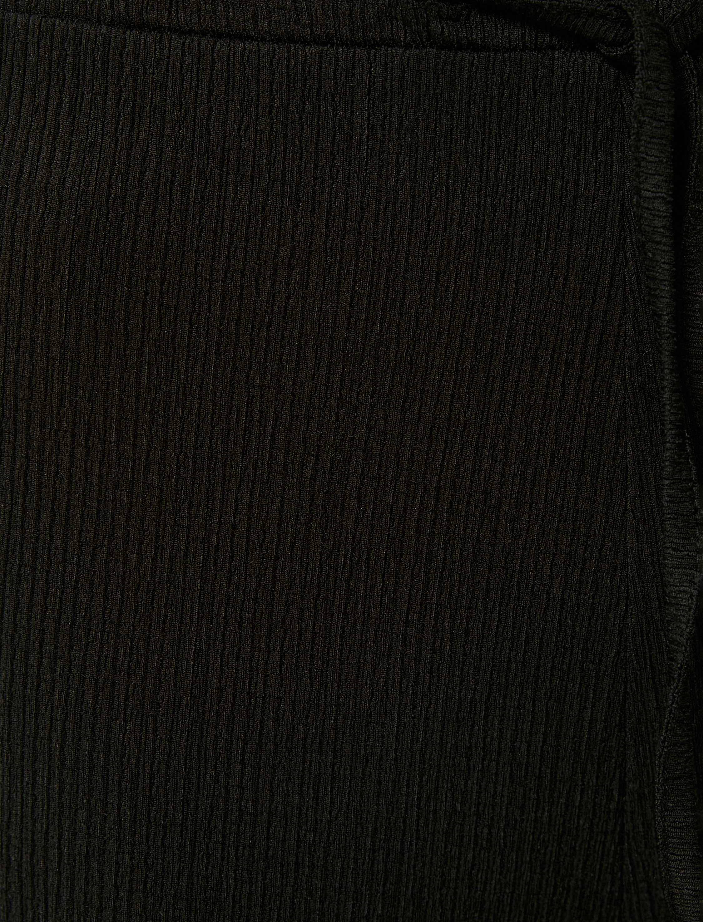   Bol Paça Pantolon Beli Bağlamalı Fitilli Bürümcük