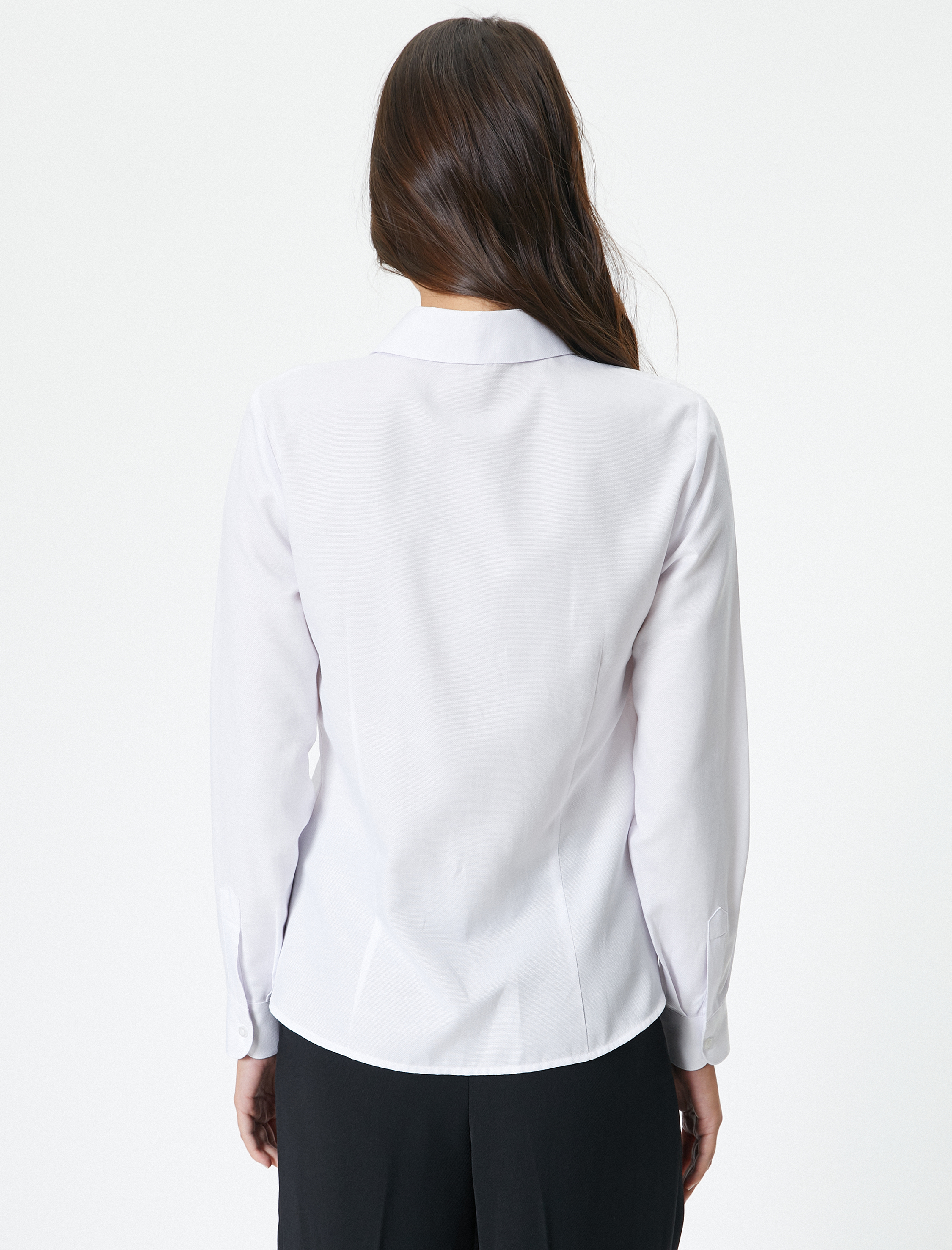   Slim Fit Gömlek Uzun Kollu Düğmeli