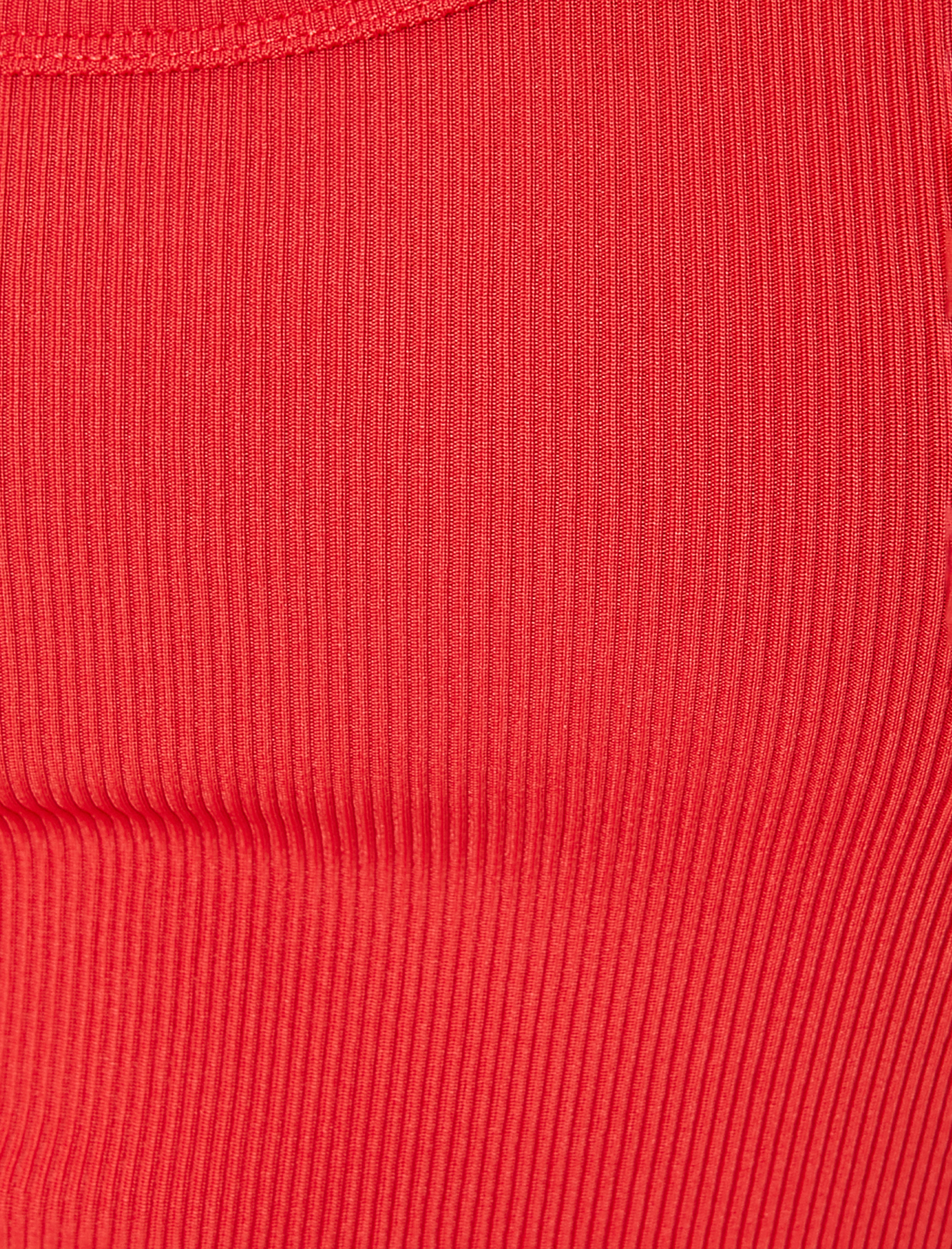   Fitilli Atlet Kalın Askılı U Yaka Slim Fit