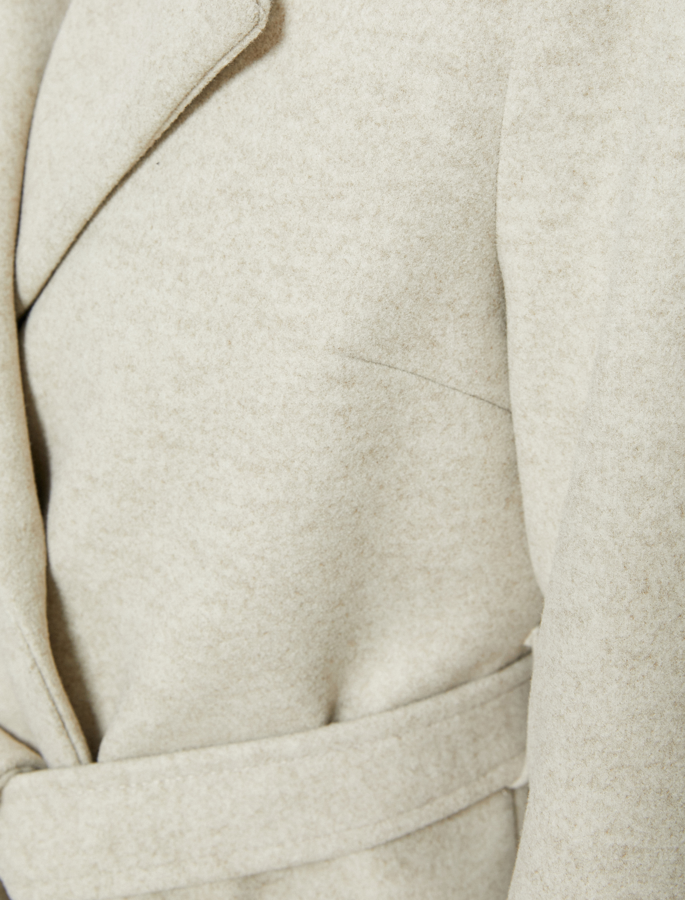   Kruvaze Kaban Düğmeli Kuşaklı Cepli Apoletli