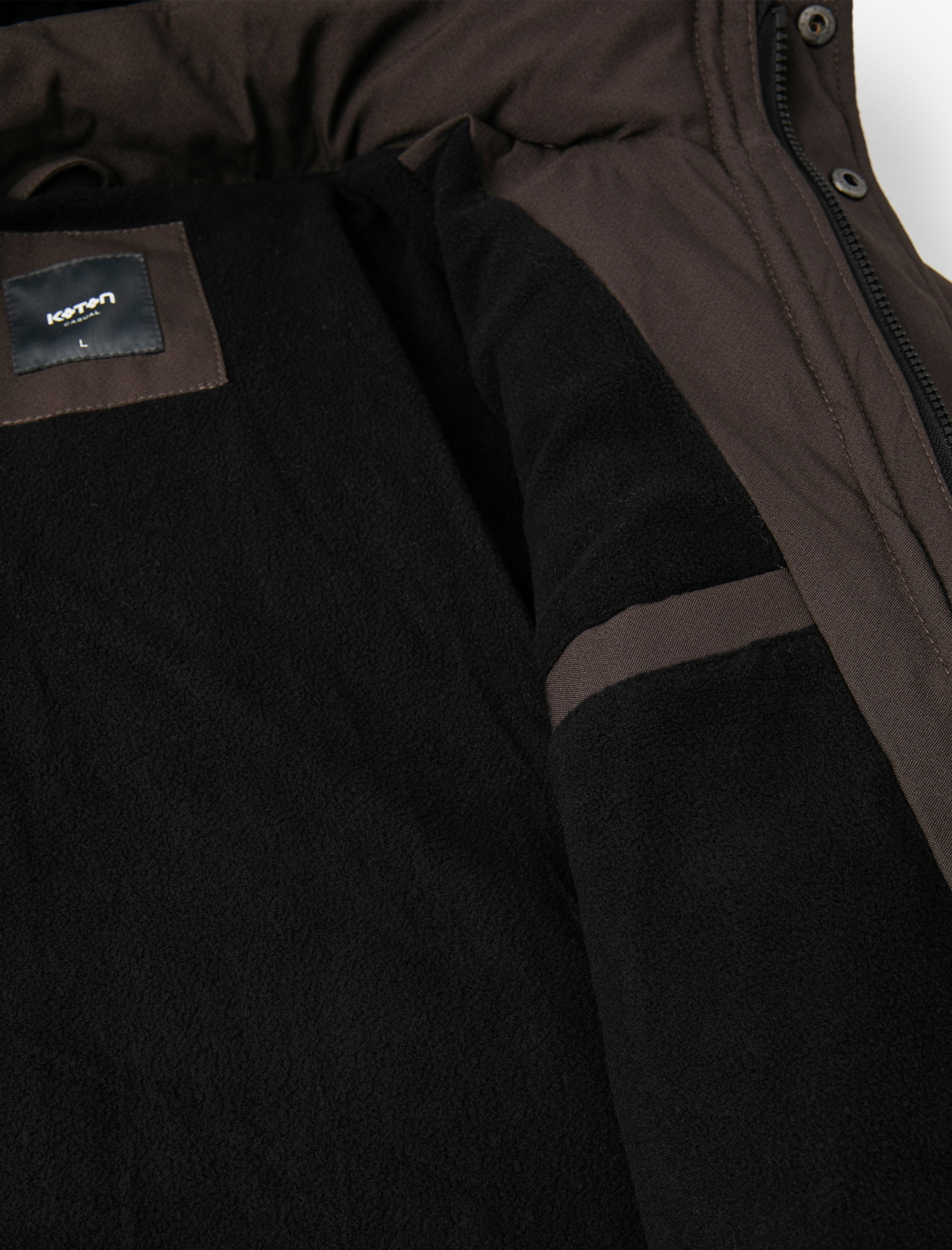   Anorak Mont Kapşonlu Cep Detaylı Fermuarlı