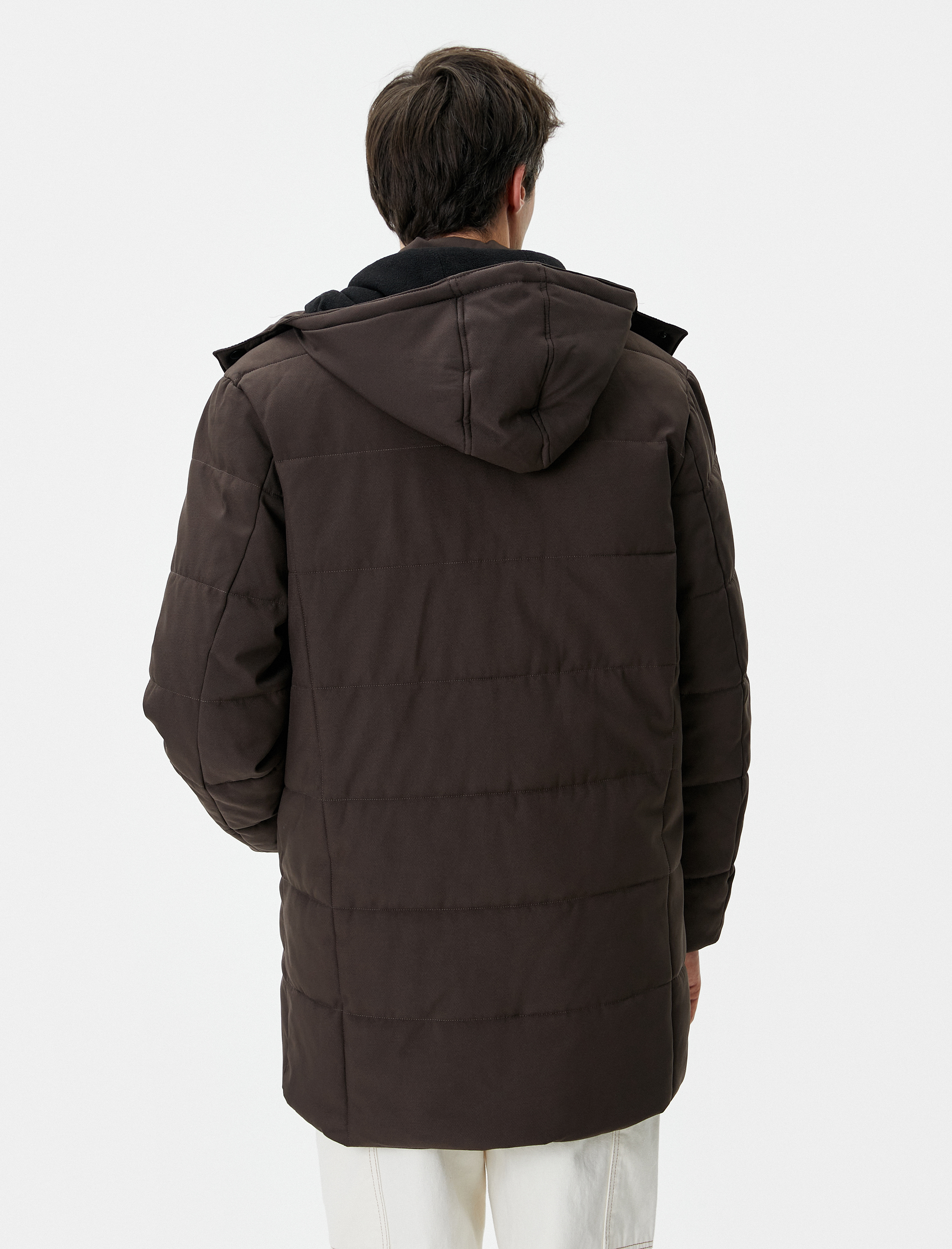   Anorak Mont Kapşonlu Cep Detaylı Fermuarlı