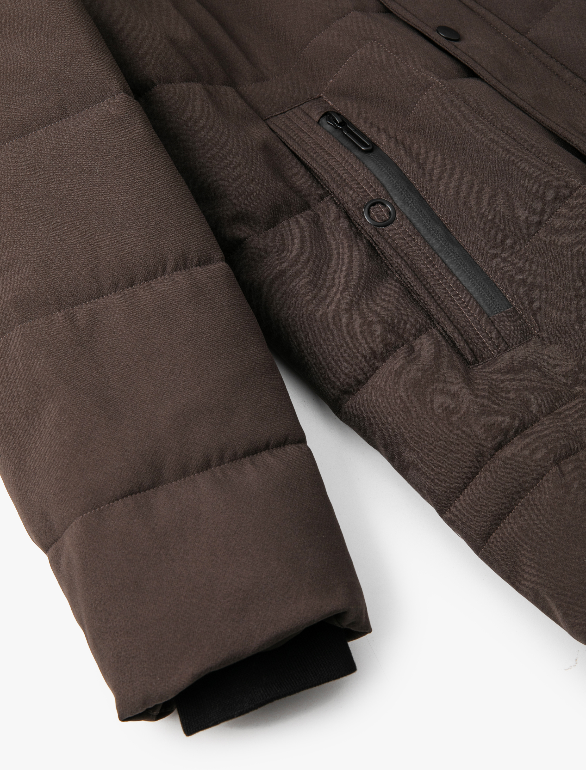   Anorak Mont Kapşonlu Cep Detaylı Fermuarlı